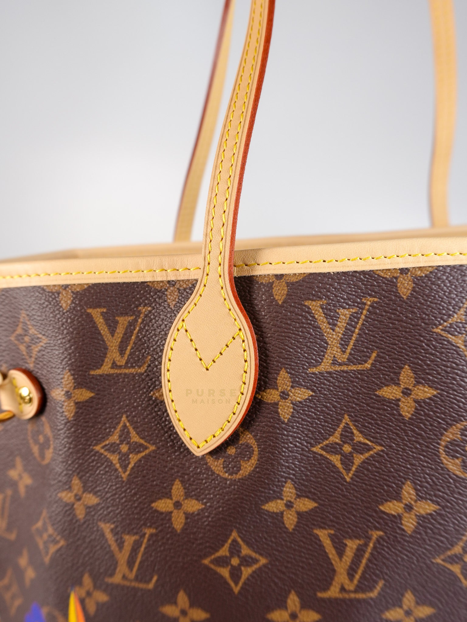 Neverfull MM in Takashi Murakami Monogram Canvas(Microchip) | Purse Maison Luxury Bags Shop