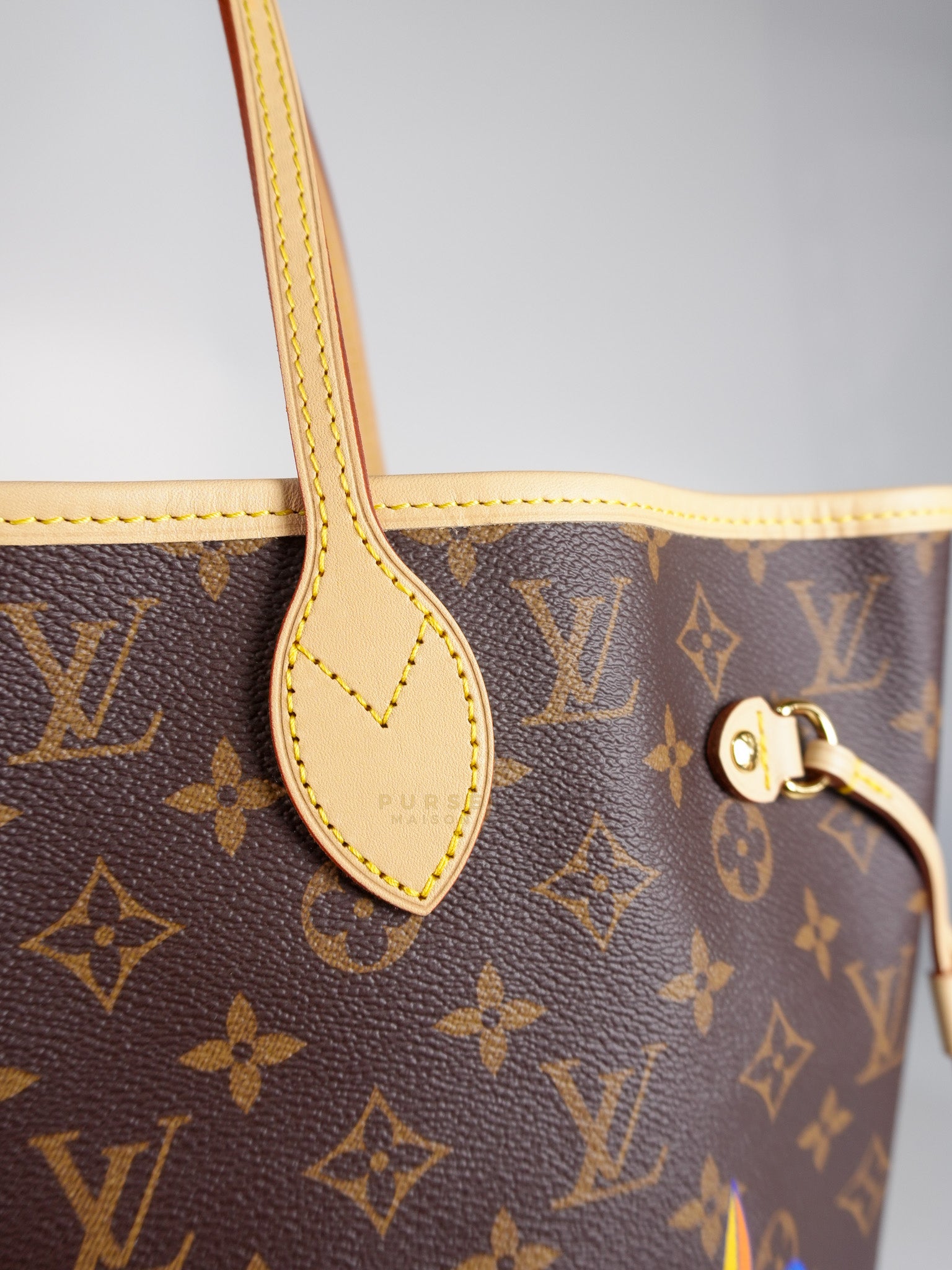 Neverfull MM in Takashi Murakami Monogram Canvas(Microchip) | Purse Maison Luxury Bags Shop