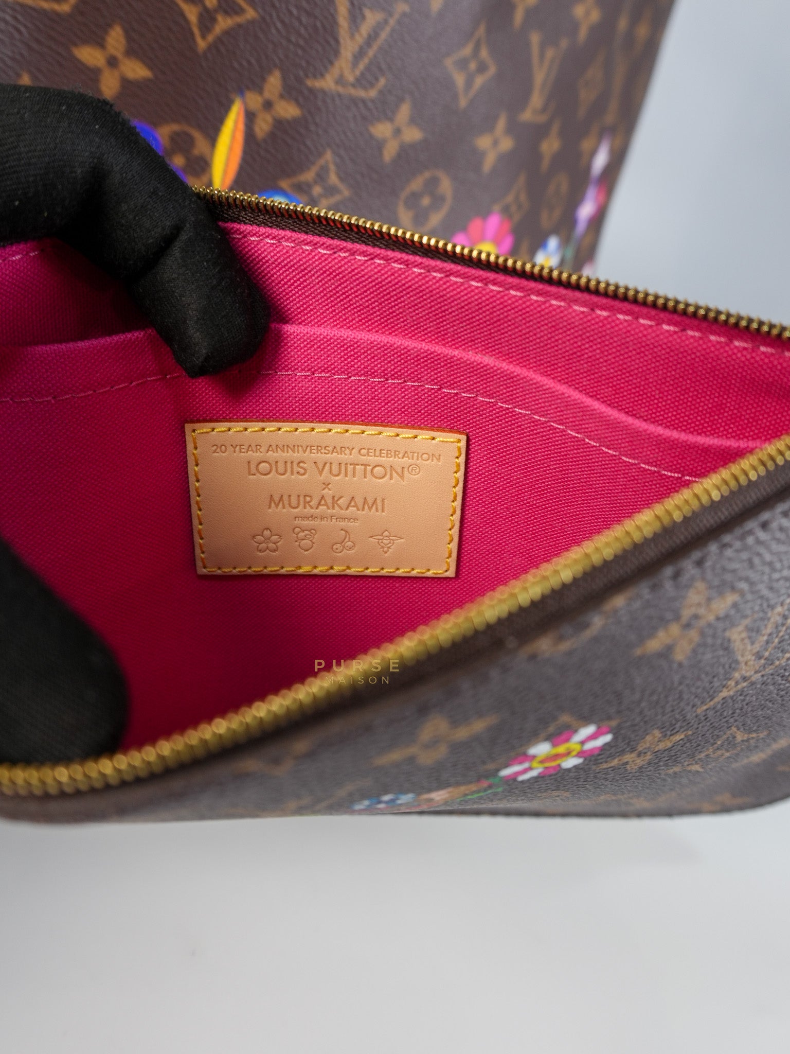 Neverfull MM in Takashi Murakami Monogram Canvas(Microchip) | Purse Maison Luxury Bags Shop