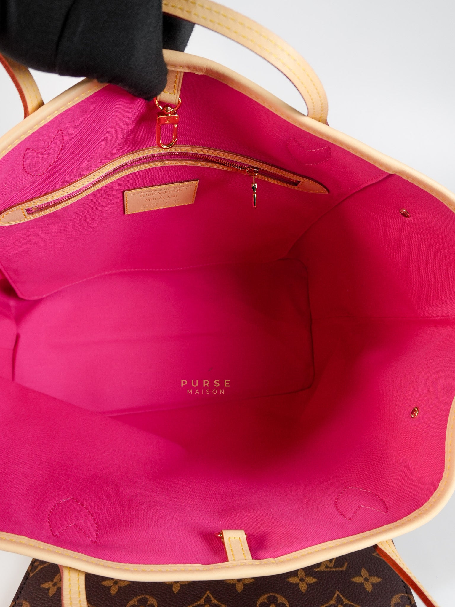 Neverfull MM in Takashi Murakami Monogram Canvas(Microchip) | Purse Maison Luxury Bags Shop