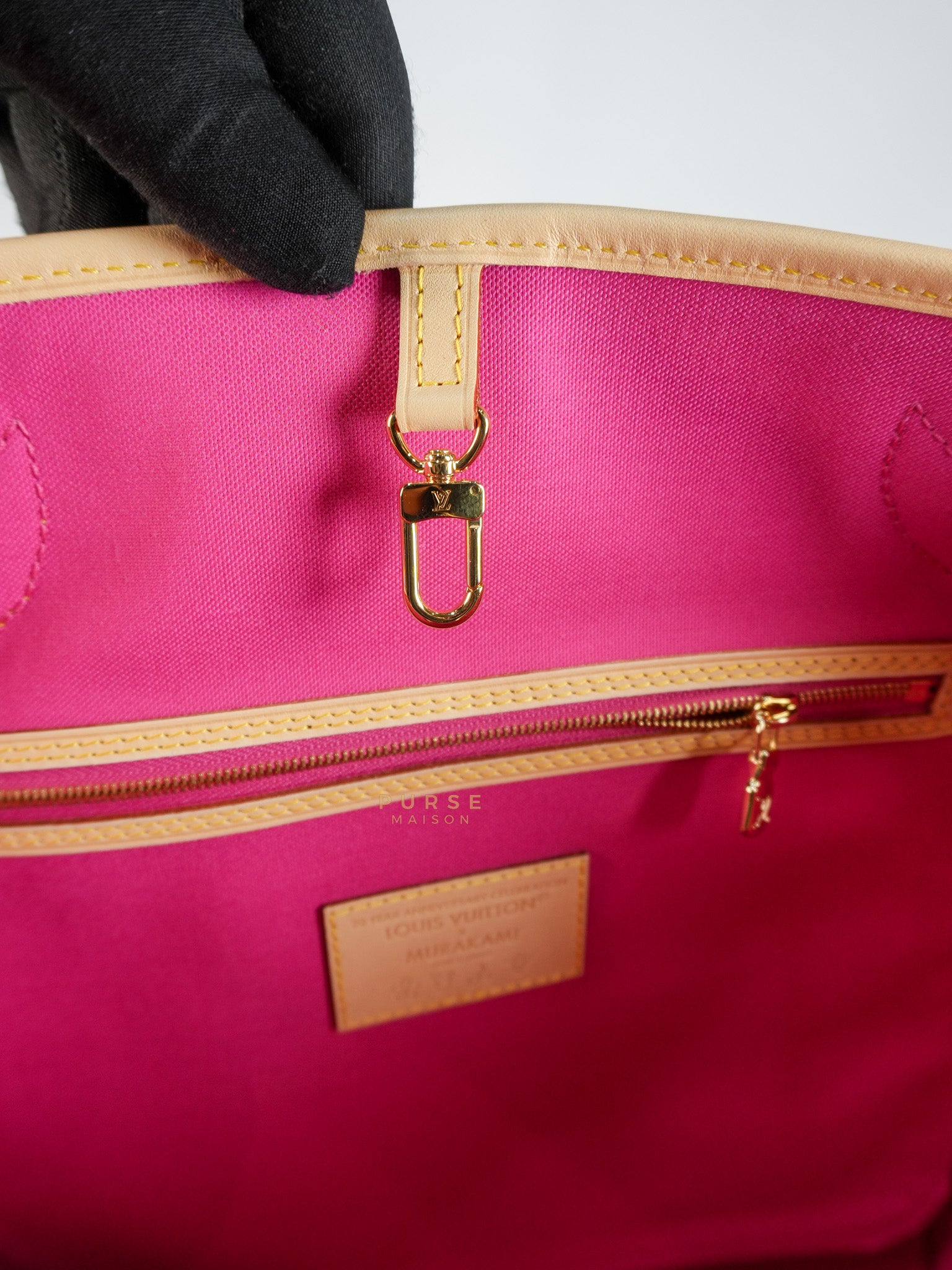 Neverfull MM in Takashi Murakami Monogram Canvas(Microchip) | Purse Maison Luxury Bags Shop