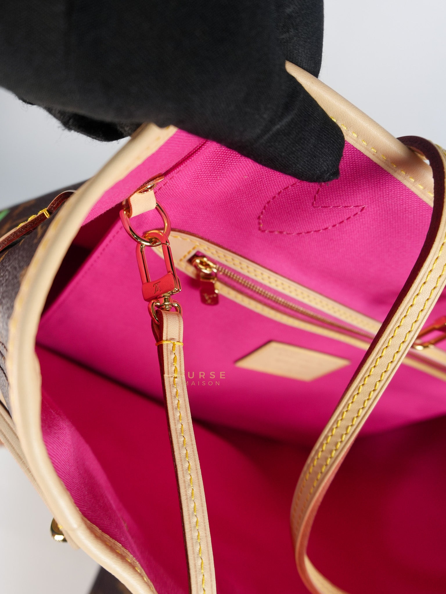 Neverfull MM in Takashi Murakami Monogram Canvas(Microchip) | Purse Maison Luxury Bags Shop