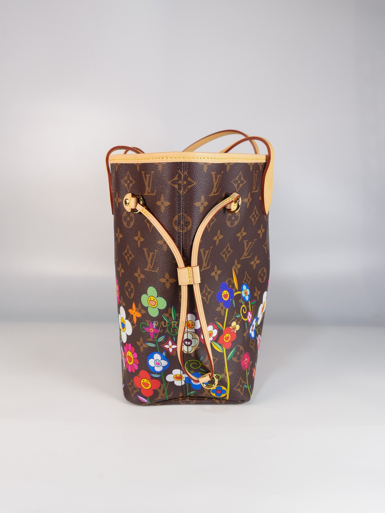 Neverfull MM in Takashi Murakami Monogram Canvas(Microchip) | Purse Maison Luxury Bags Shop