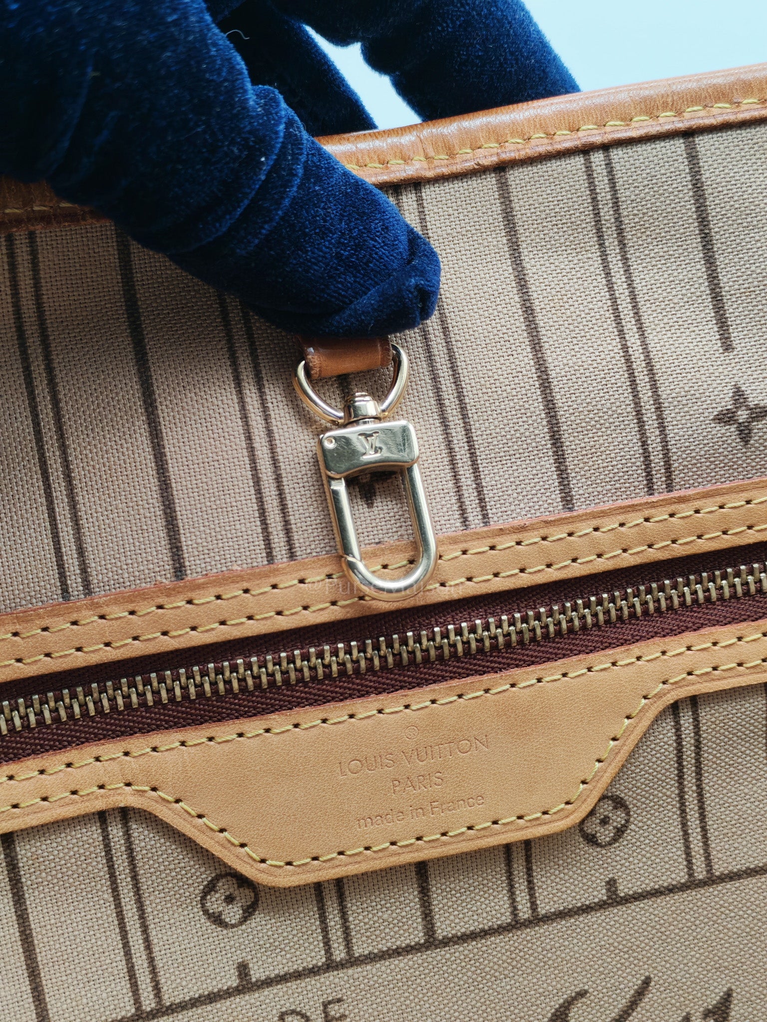 Neverfull MM in Monogram Canvas Tote Bag (Date Code: VI0038)
