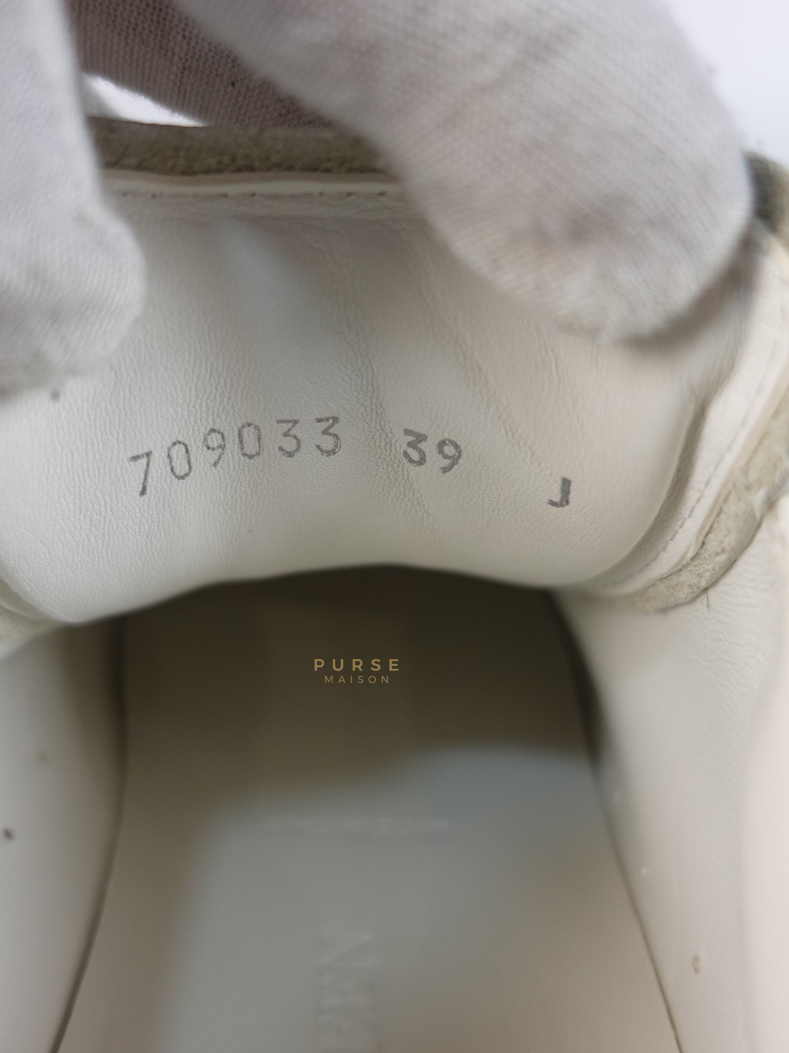 New Court Lace Up Shoes in White for Women Size 39 EU (24.5 cm) | Purse Maison Luxury Bags Shop