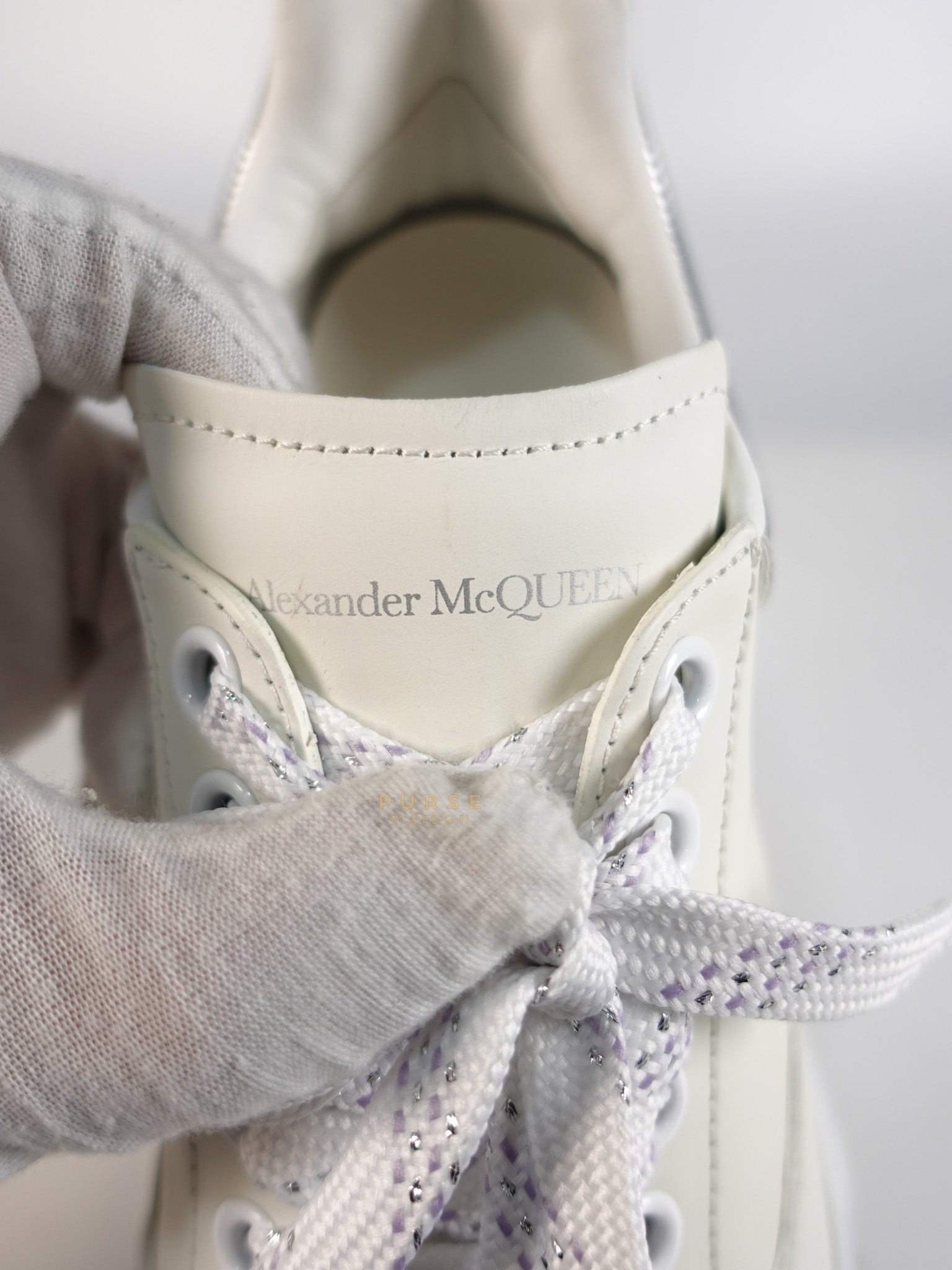 New Court Lace Up Shoes in White for Women Size 39 EU (24.5 cm) | Purse Maison Luxury Bags Shop