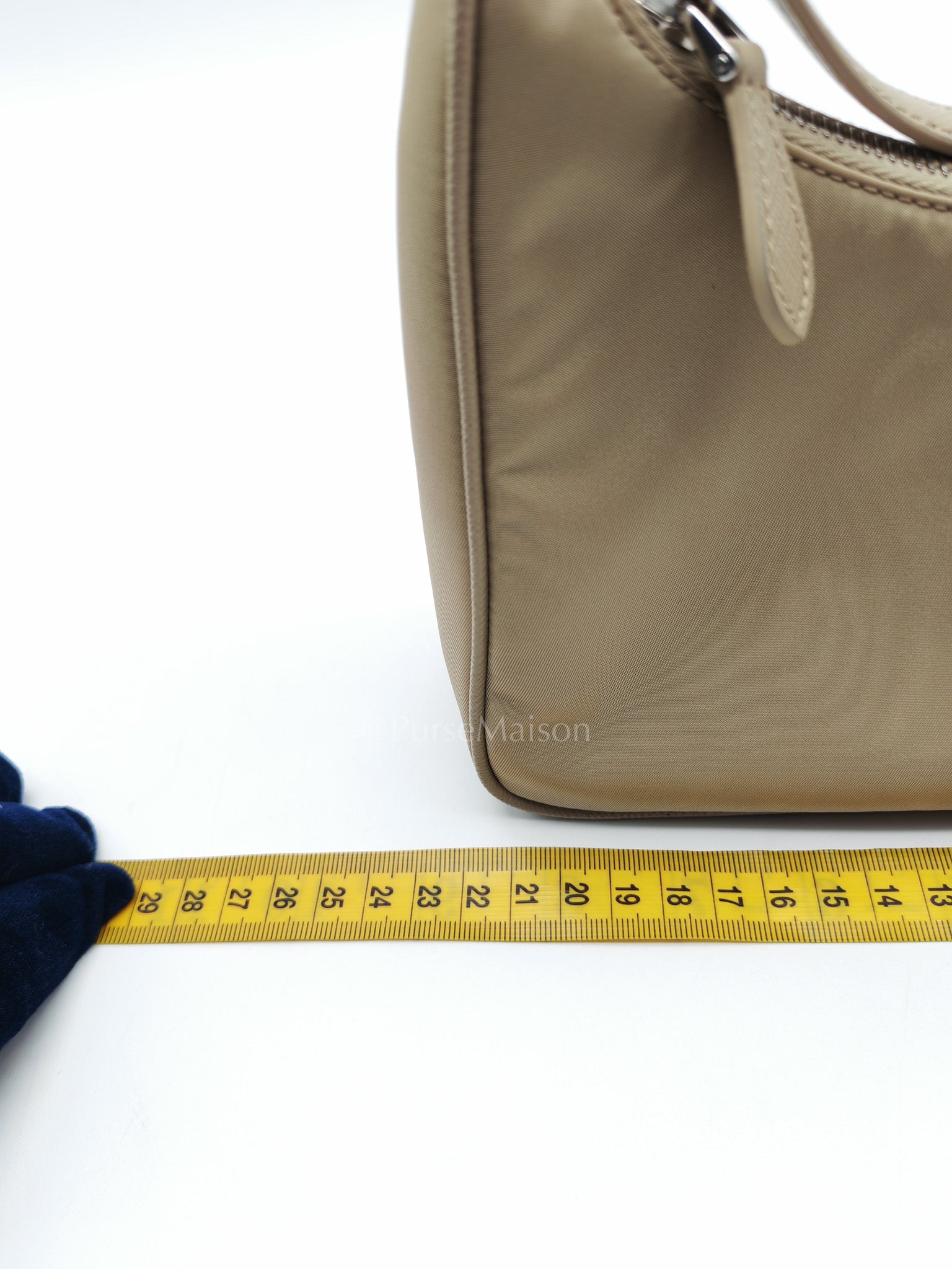 2005 Re-Edition in Deserto Tessuto Saffiano Shoulder Bag