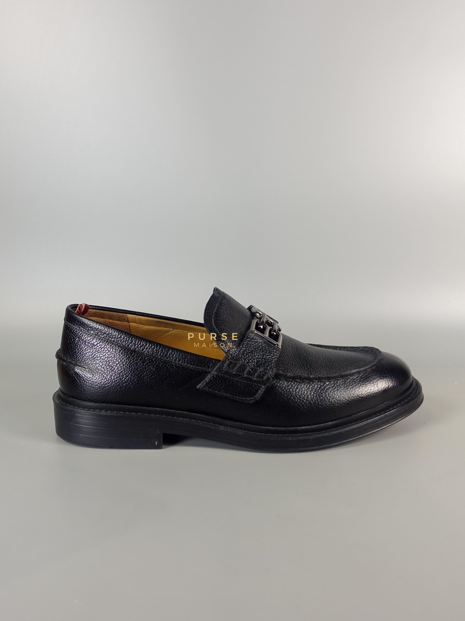 Nickolas Loafers For Men Black Leather Size 40 EU (25.5 cm) | Purse Maison Luxury Bags Shop
