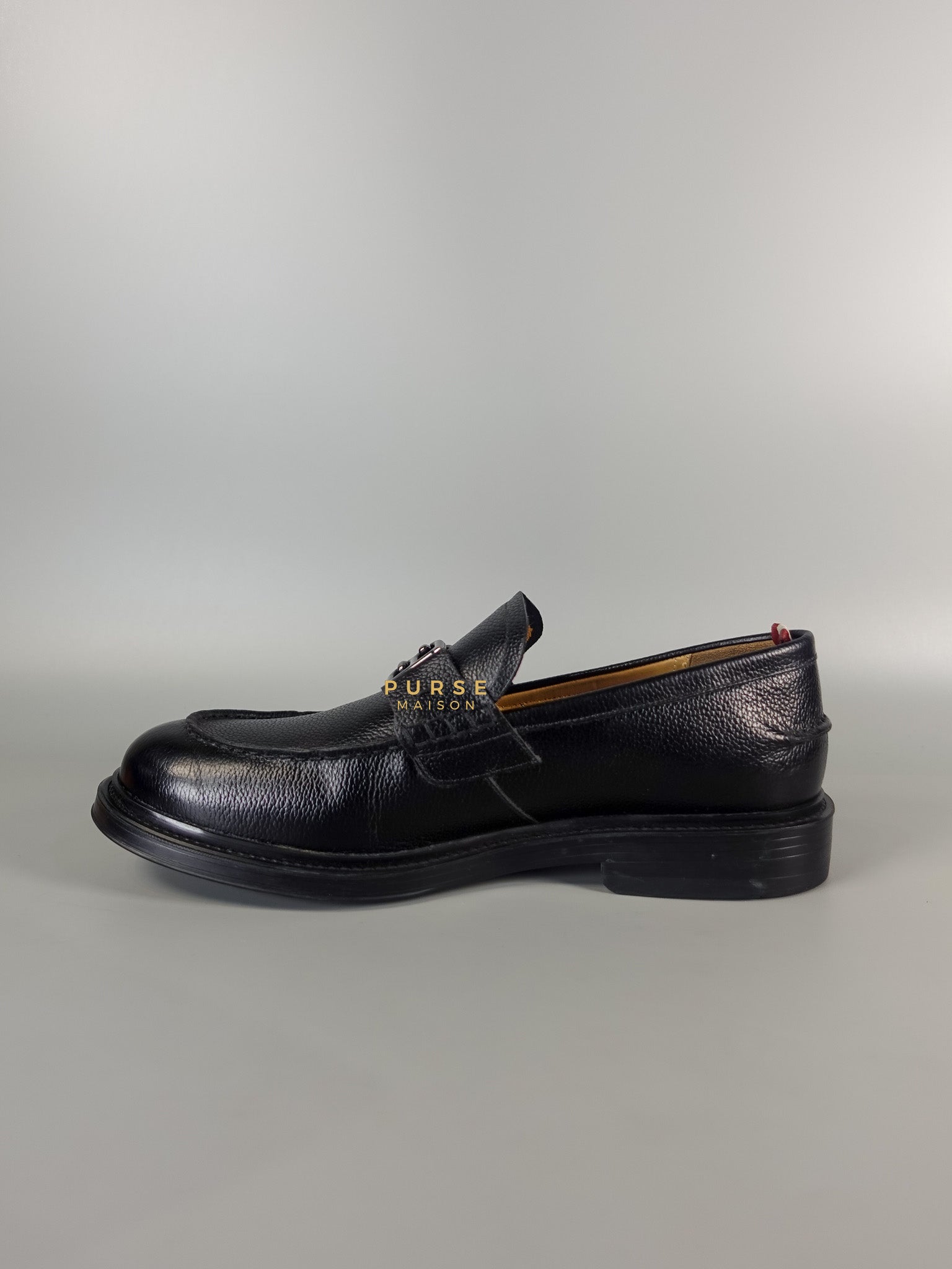 Nickolas Loafers For Men Black Leather Size 40 EU (25.5 cm) | Purse Maison Luxury Bags Shop