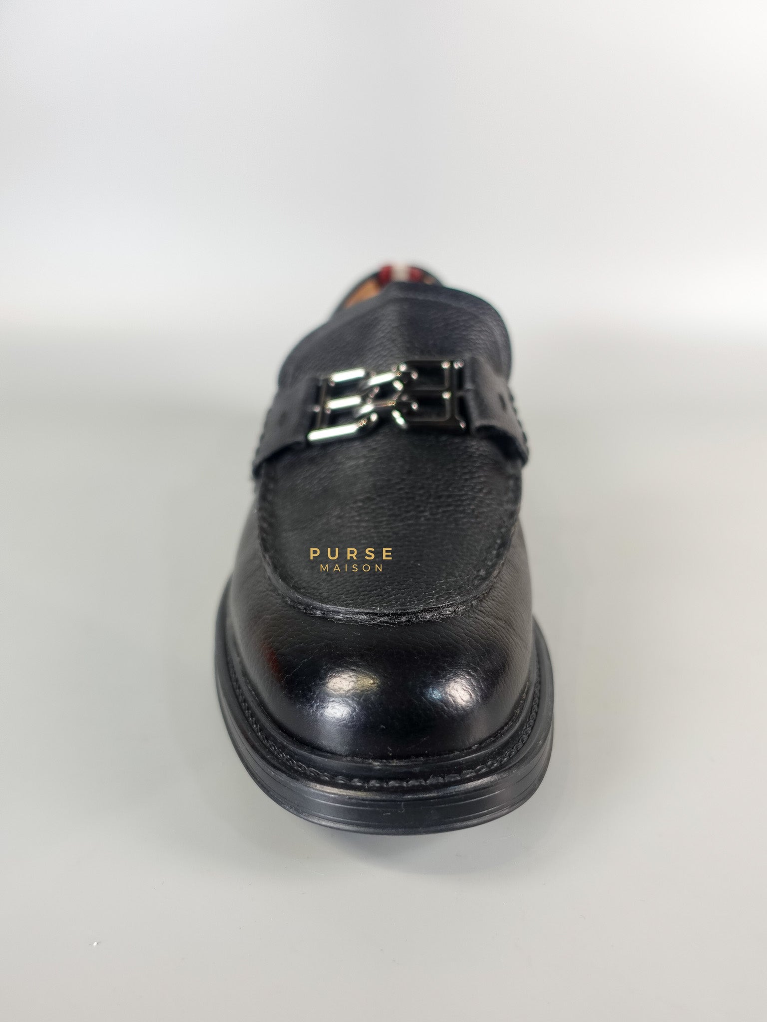 Nickolas Loafers For Men Black Leather Size 40 EU (25.5 cm) | Purse Maison Luxury Bags Shop