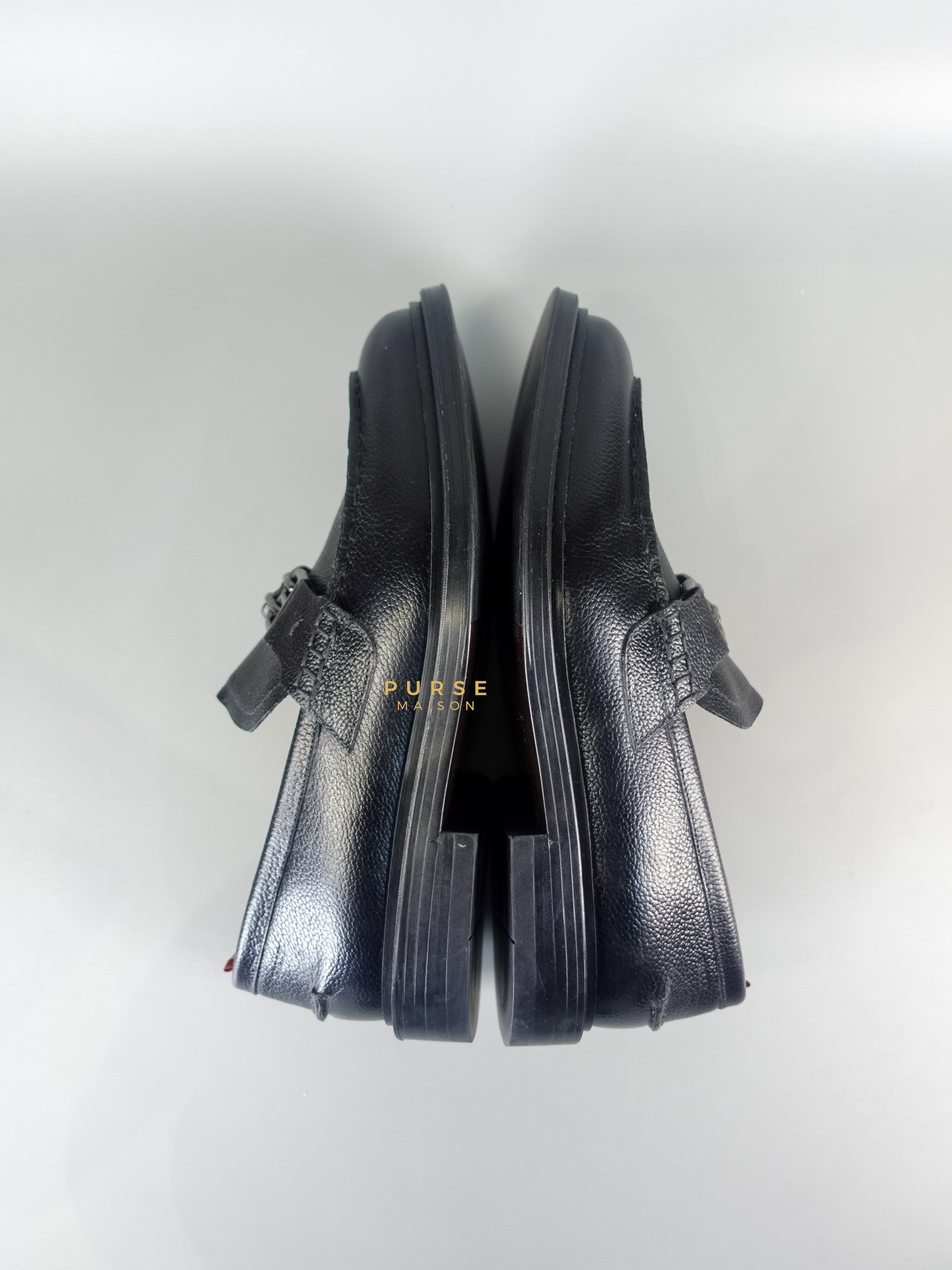 Nickolas Loafers For Men Black Leather Size 40 EU (25.5 cm) | Purse Maison Luxury Bags Shop