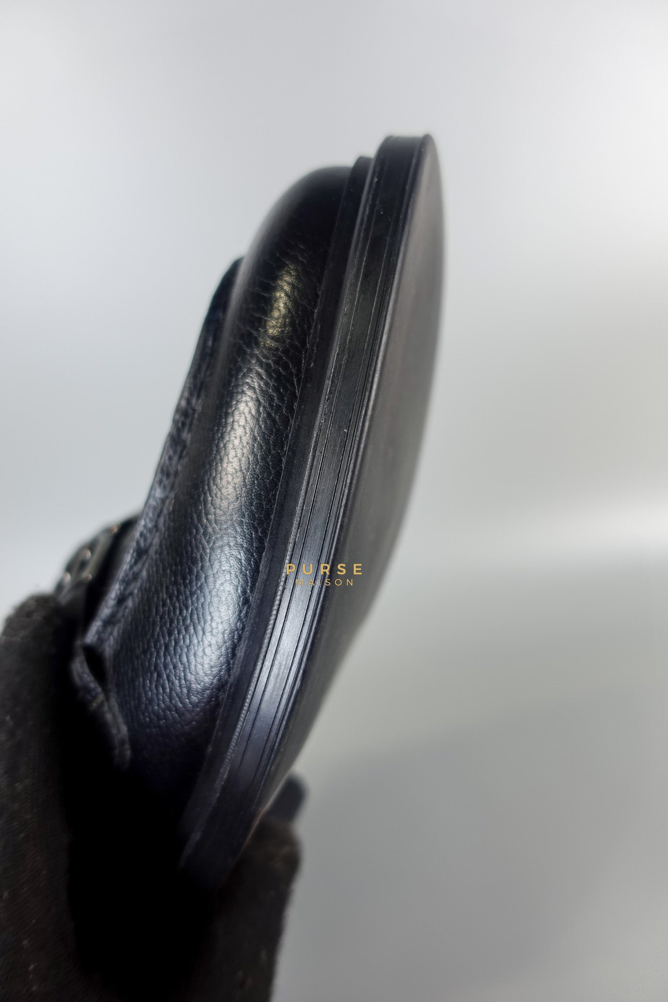 Nickolas Loafers For Men Black Leather Size 40 EU (25.5 cm) | Purse Maison Luxury Bags Shop