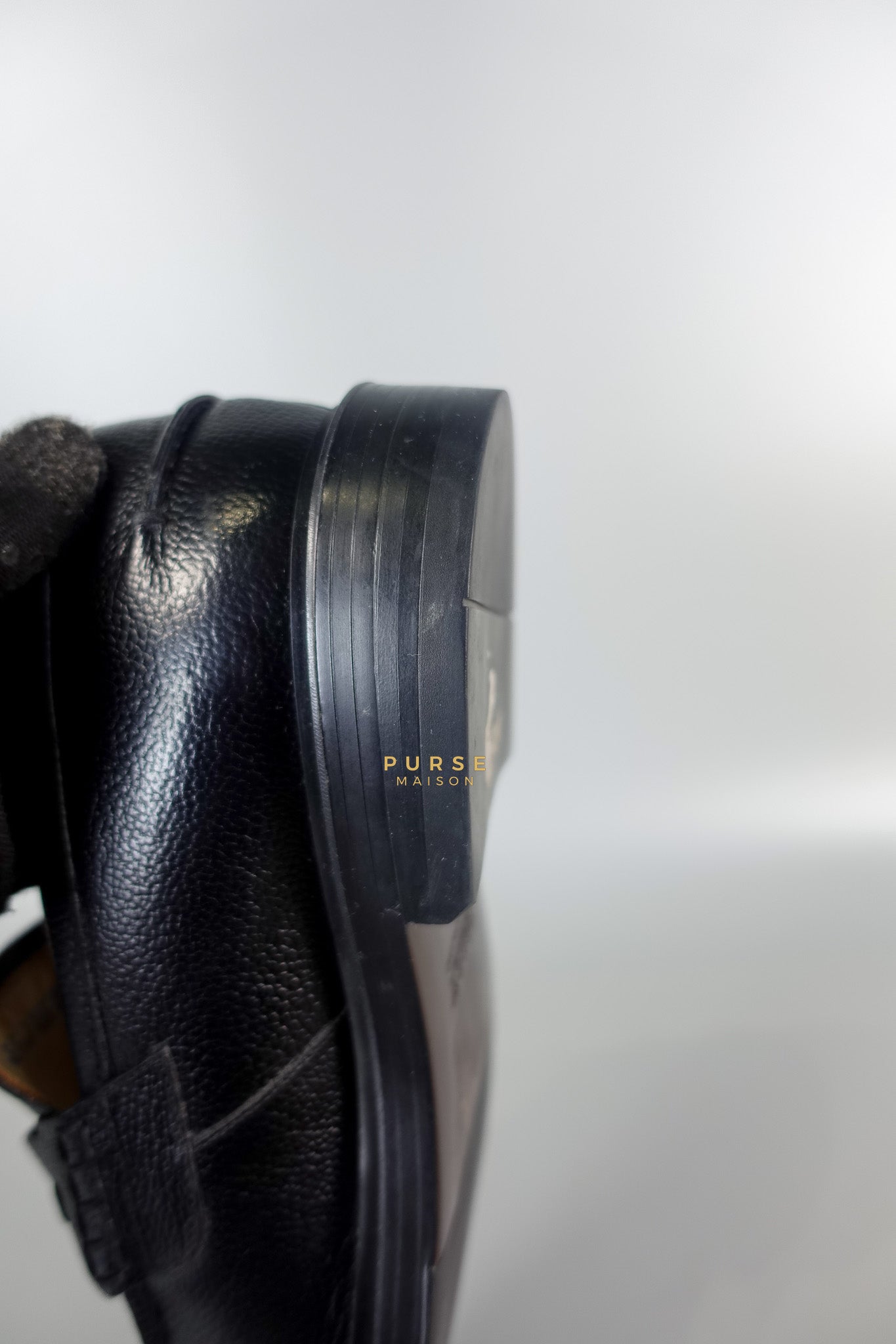 Nickolas Loafers For Men Black Leather Size 40 EU (25.5 cm) | Purse Maison Luxury Bags Shop