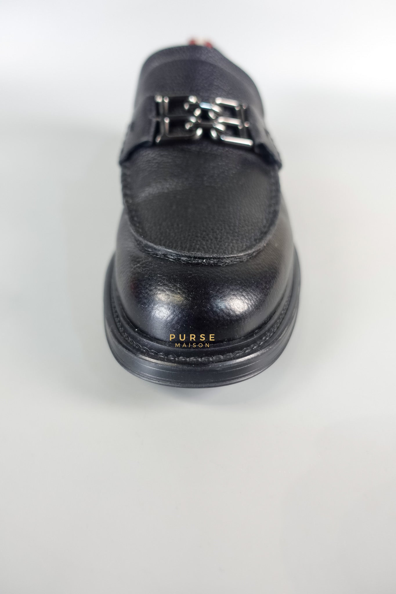 Nickolas Loafers For Men Black Leather Size 40 EU (25.5 cm) | Purse Maison Luxury Bags Shop