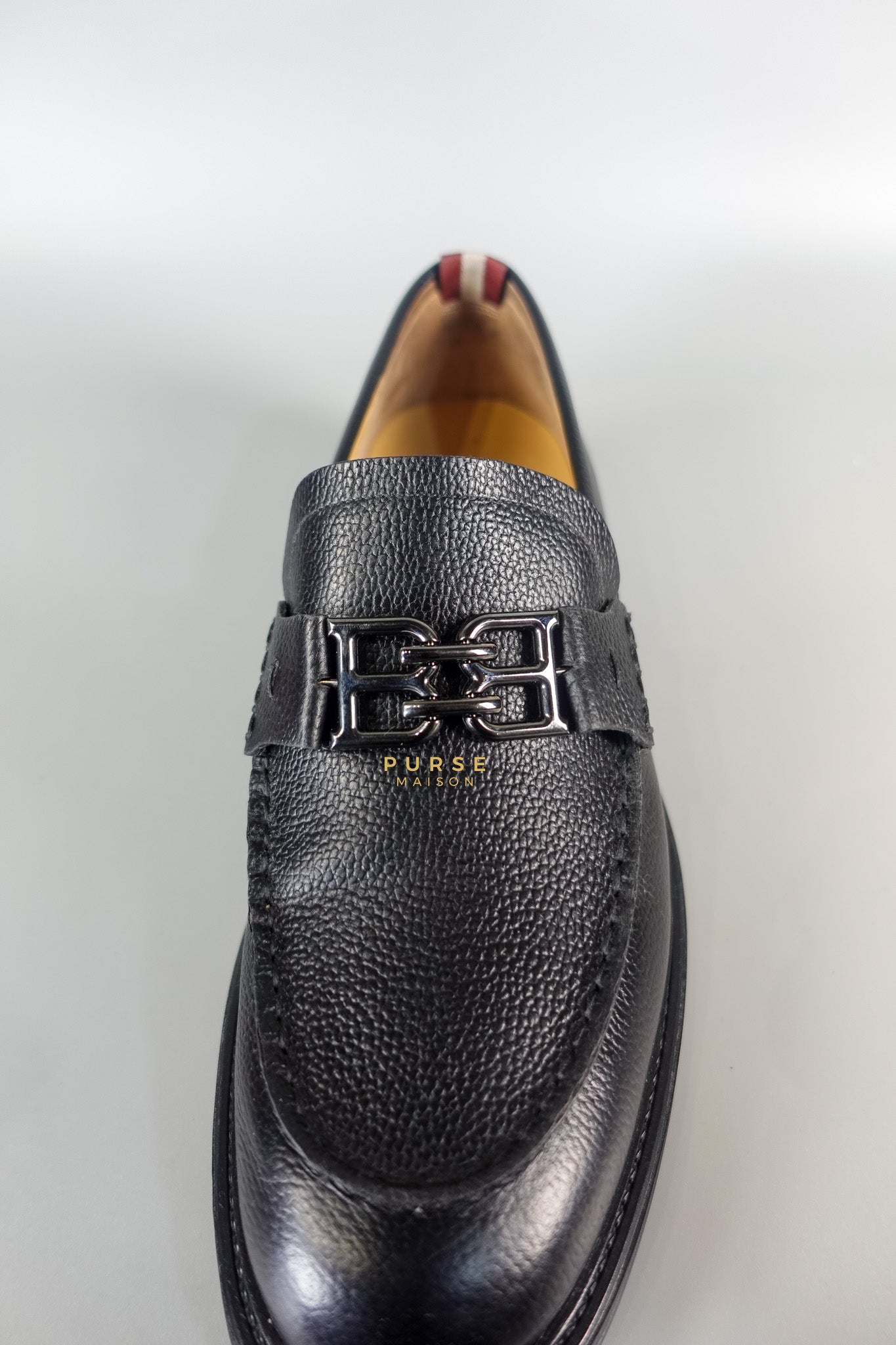 Nickolas Loafers For Men Black Leather Size 40 EU (25.5 cm) | Purse Maison Luxury Bags Shop