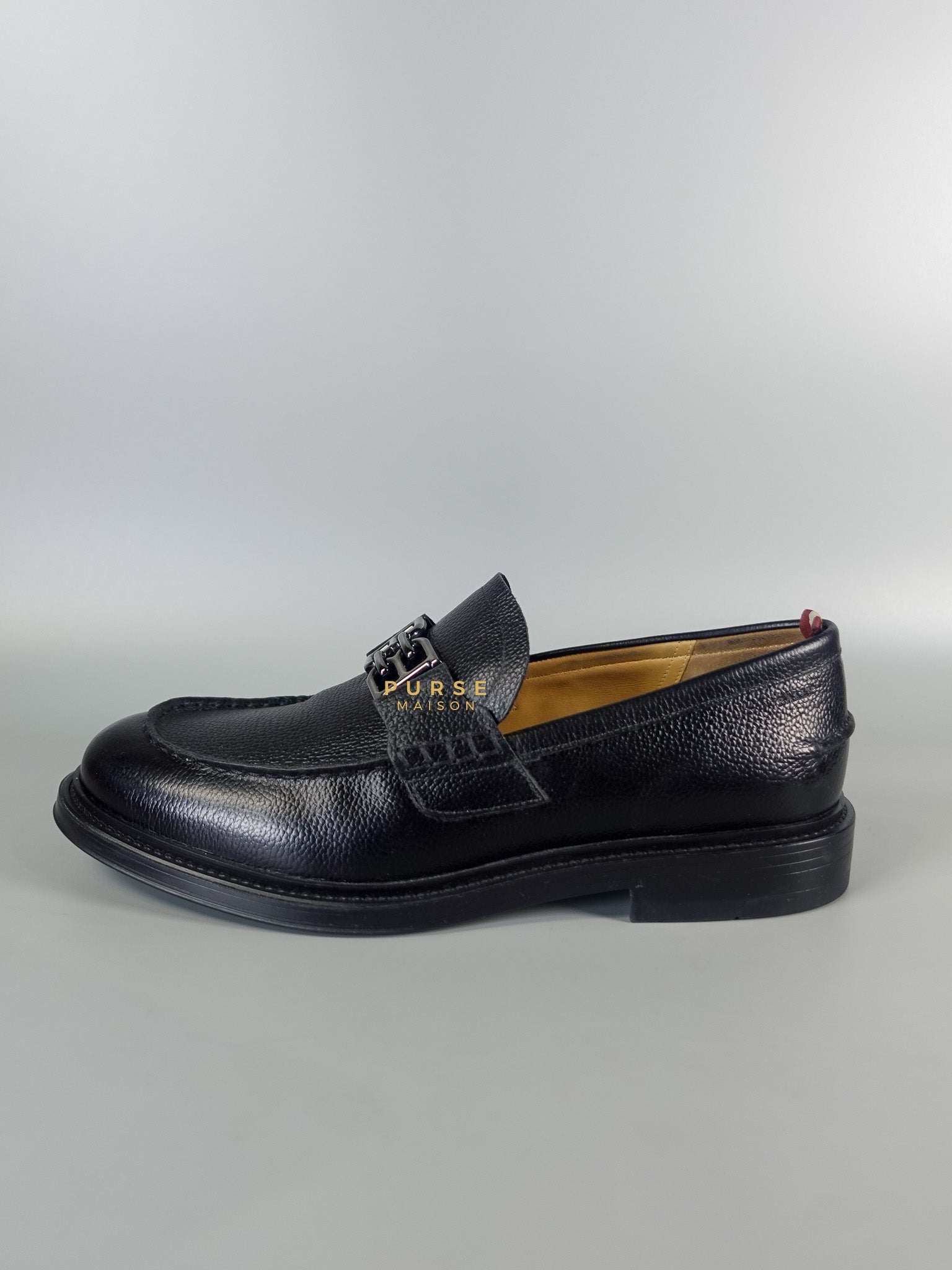 Nickolas Loafers For Men Black Leather Size 40 EU (25.5 cm) | Purse Maison Luxury Bags Shop