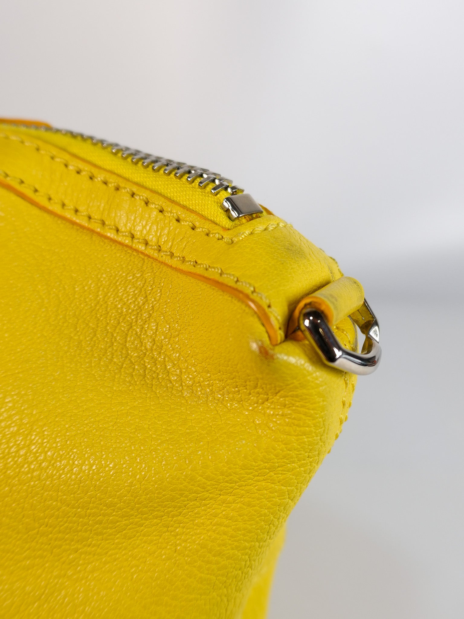 Nightingale Mini Crossbody Bag in Yellow Calfskin Leather | Purse Maison Luxury Bags Shop