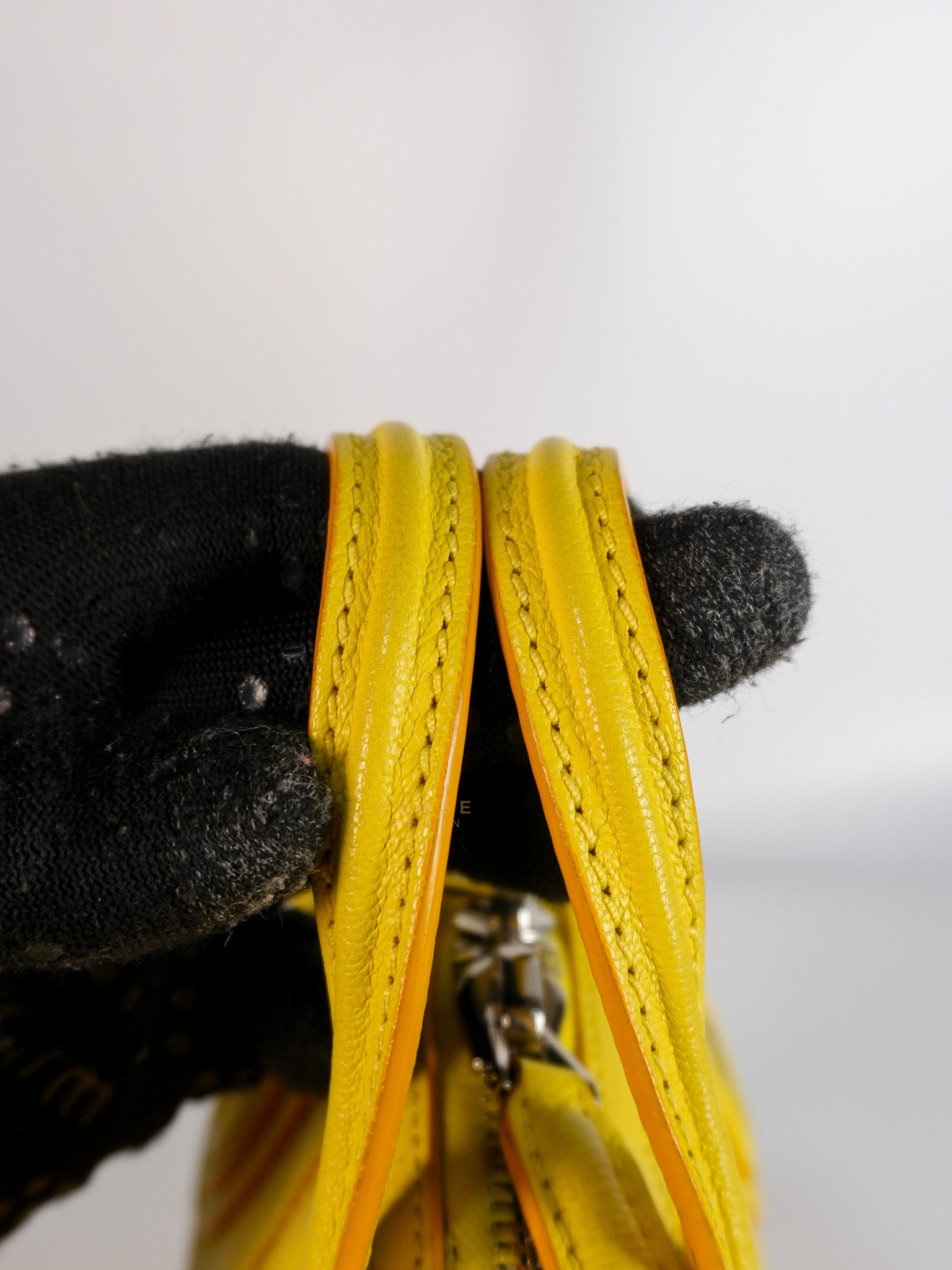 Nightingale Mini Crossbody Bag in Yellow Calfskin Leather | Purse Maison Luxury Bags Shop