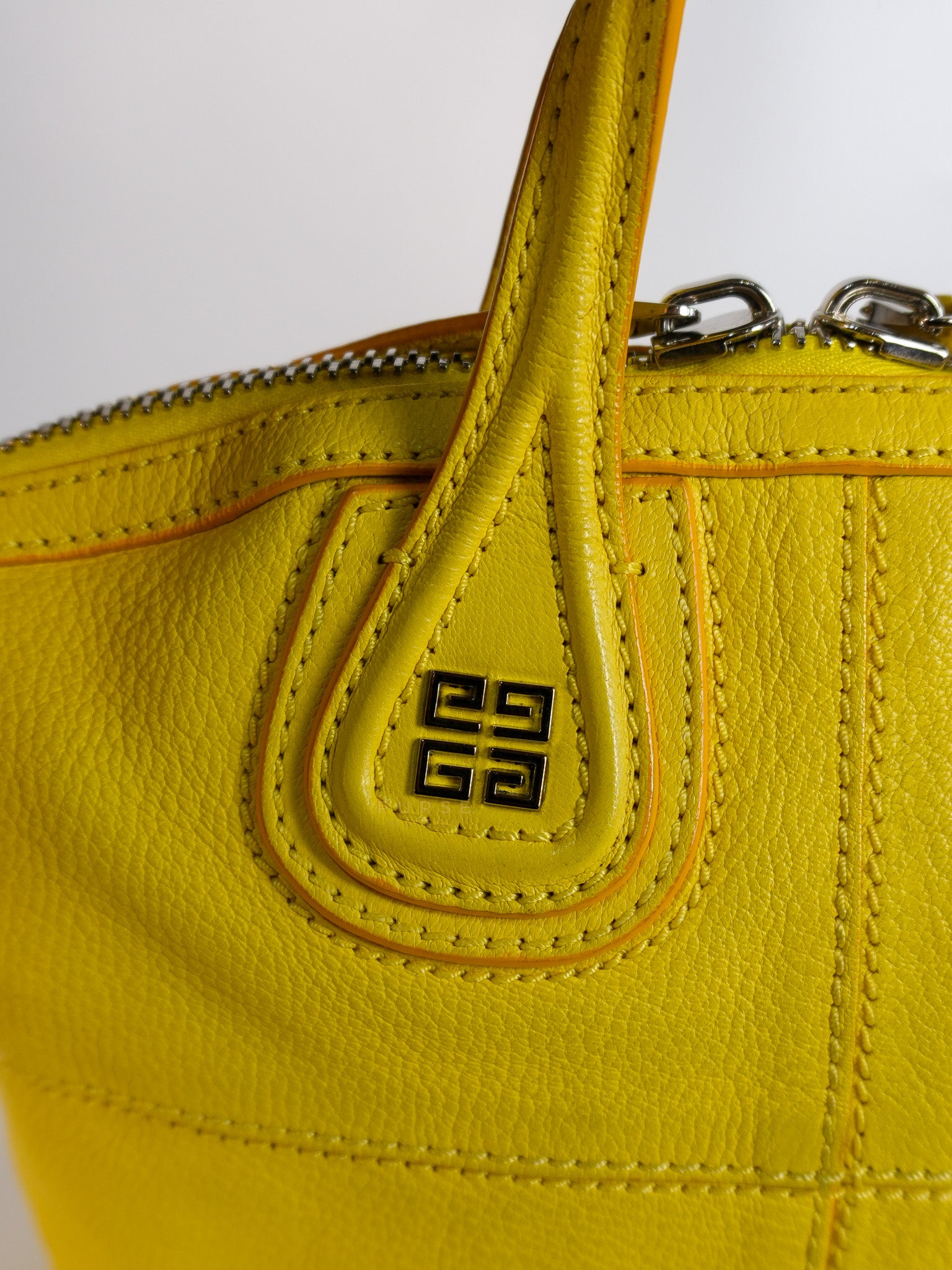 Nightingale Mini Crossbody Bag in Yellow Calfskin Leather | Purse Maison Luxury Bags Shop