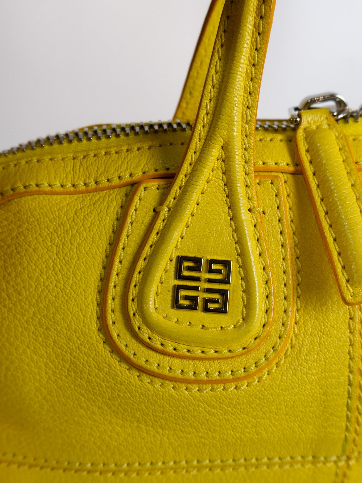 Nightingale Mini Crossbody Bag in Yellow Calfskin Leather | Purse Maison Luxury Bags Shop