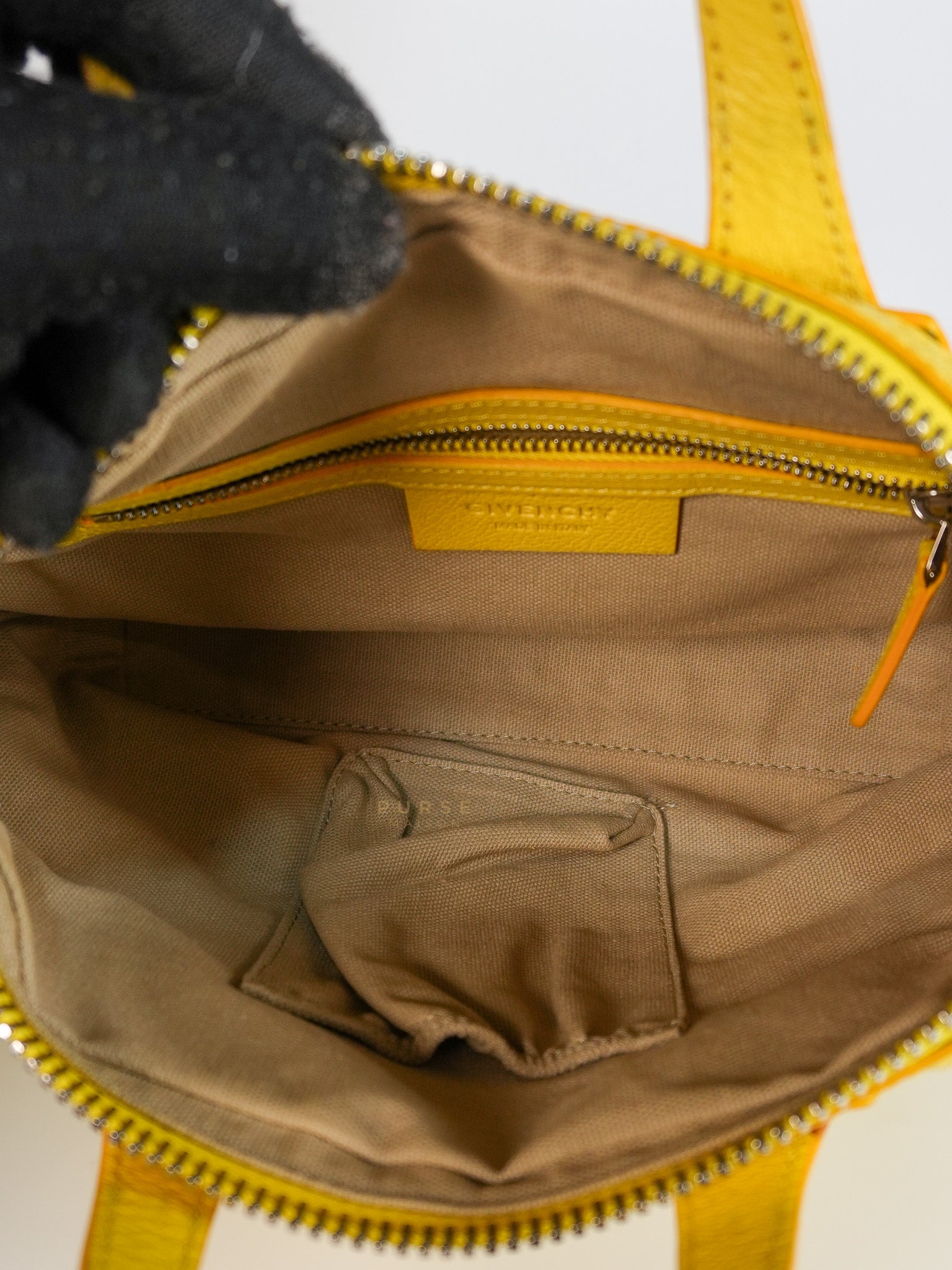 Nightingale Mini Crossbody Bag in Yellow Calfskin Leather | Purse Maison Luxury Bags Shop