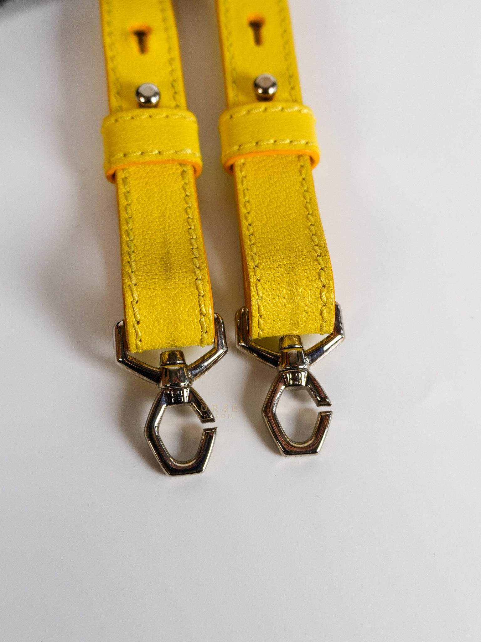 Nightingale Mini Crossbody Bag in Yellow Calfskin Leather | Purse Maison Luxury Bags Shop