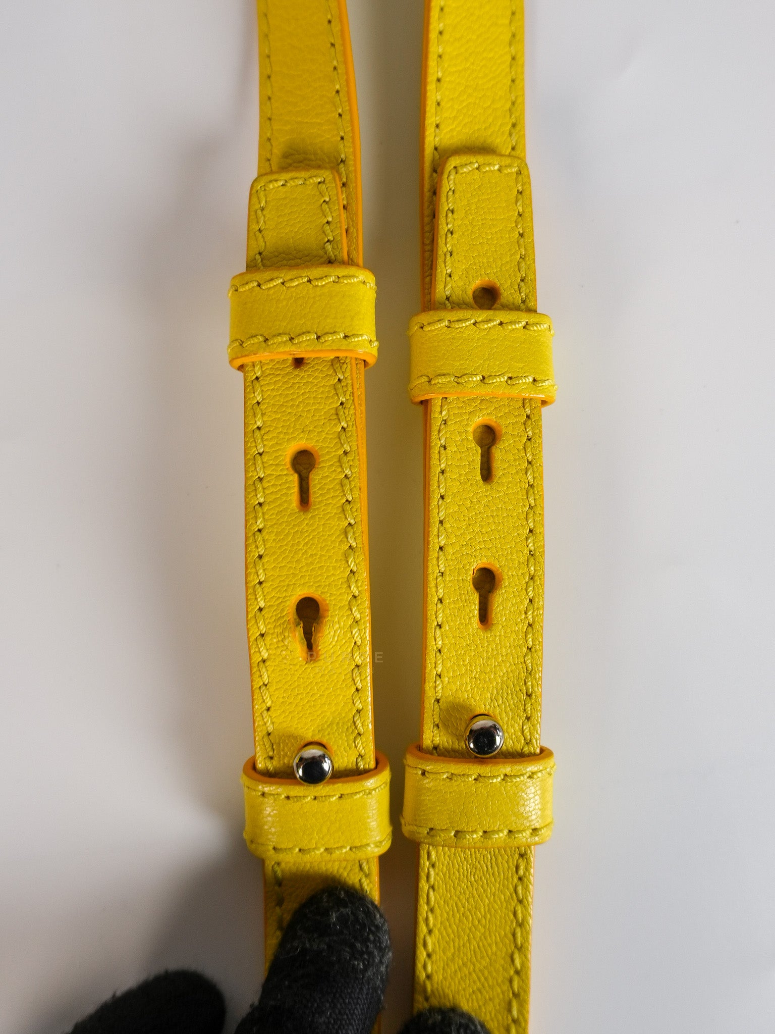 Nightingale Mini Crossbody Bag in Yellow Calfskin Leather | Purse Maison Luxury Bags Shop