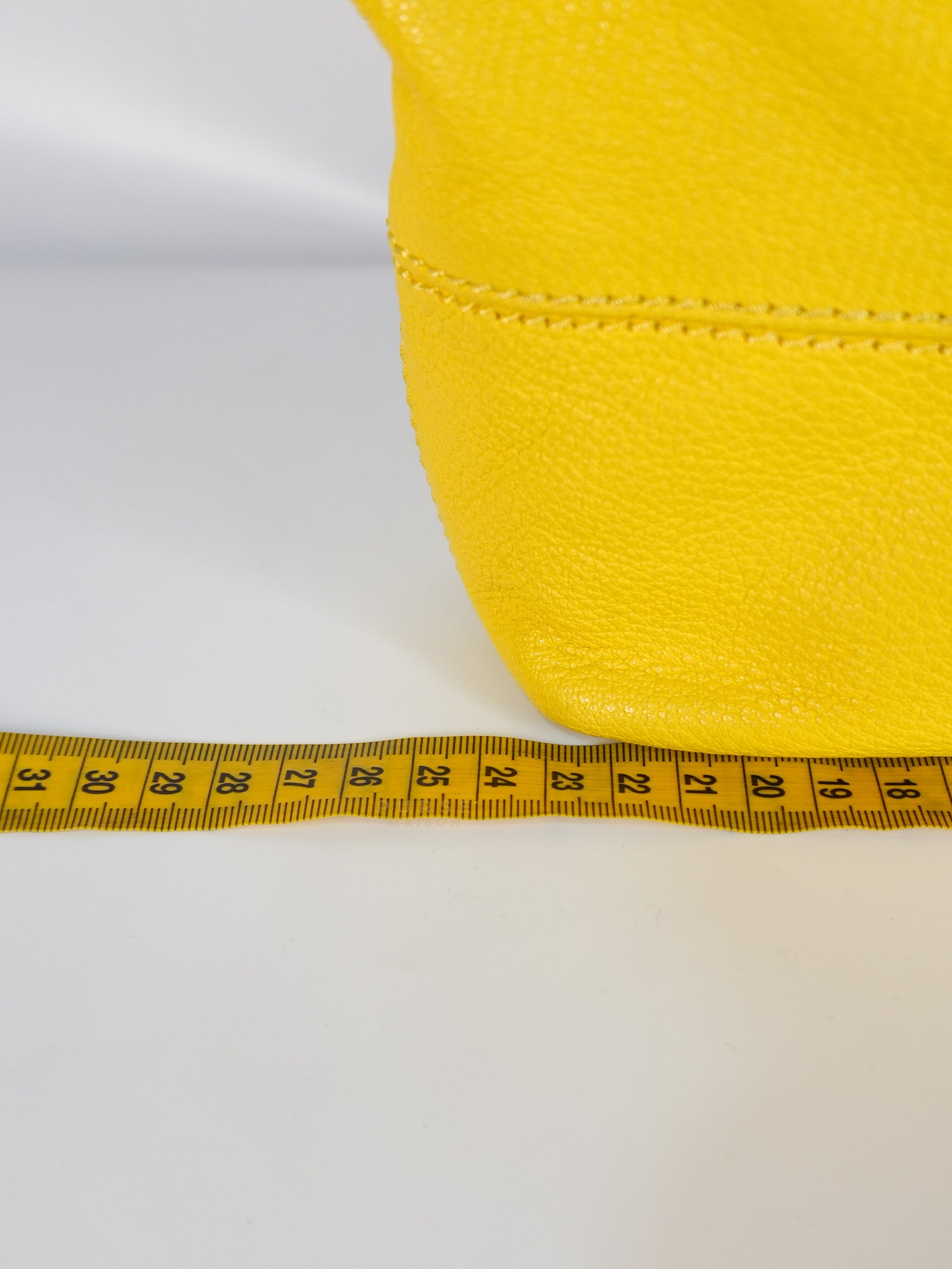 Nightingale Mini Crossbody Bag in Yellow Calfskin Leather | Purse Maison Luxury Bags Shop