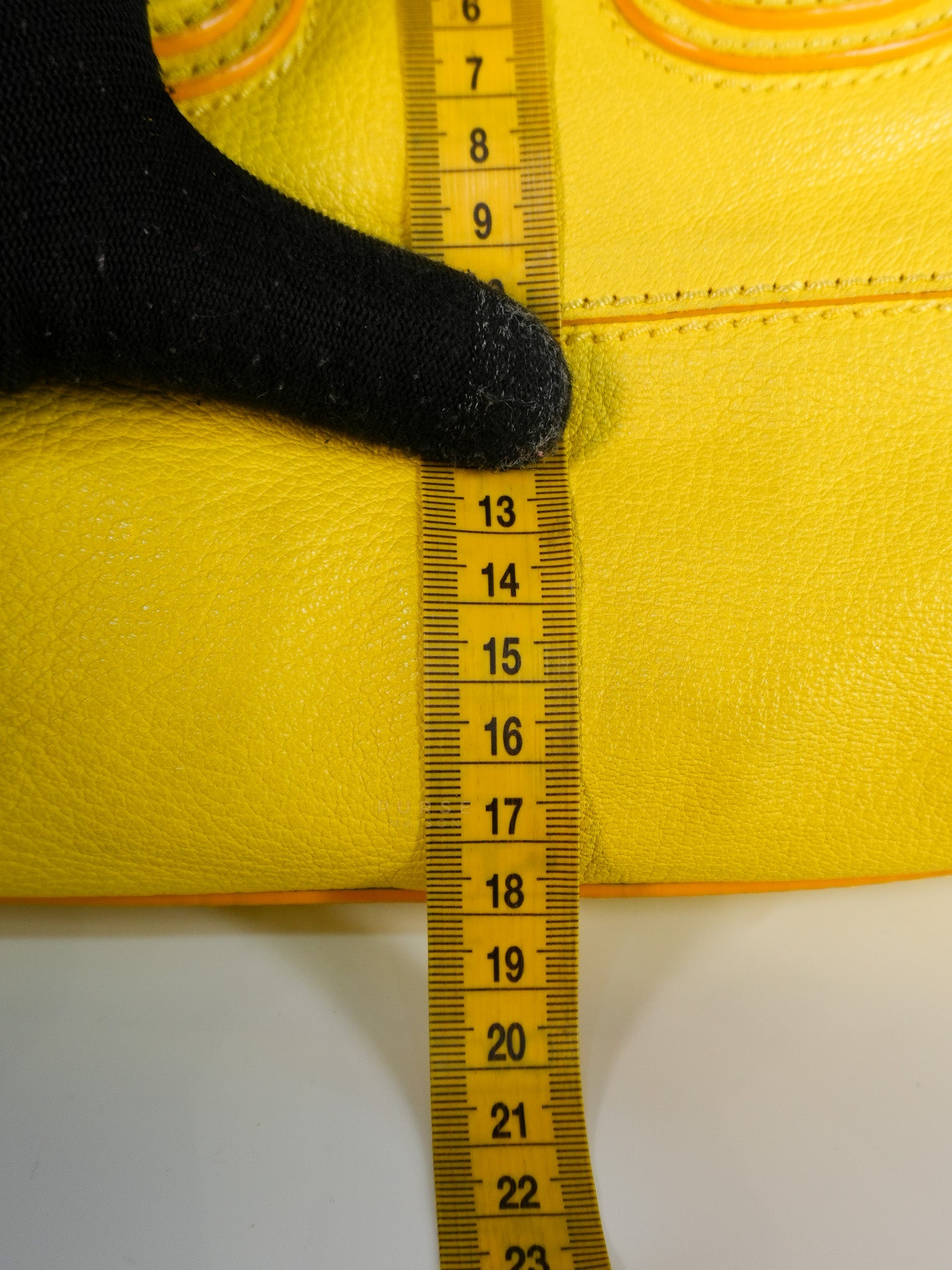 Nightingale Mini Crossbody Bag in Yellow Calfskin Leather | Purse Maison Luxury Bags Shop