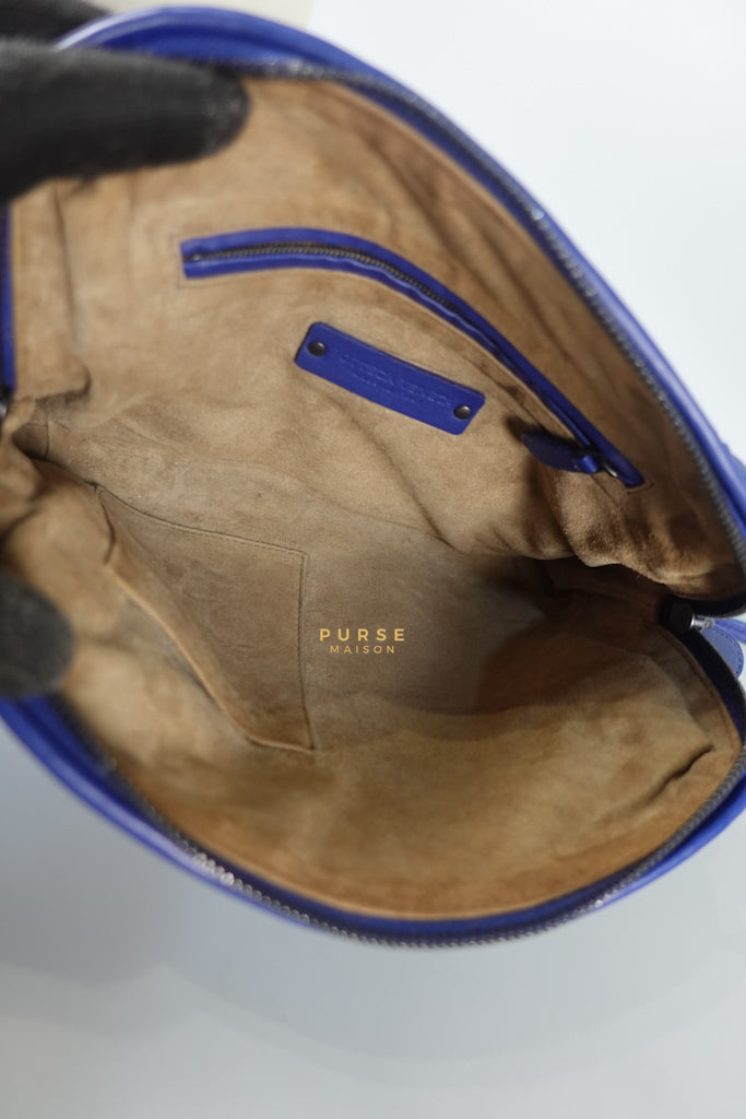 Nodini Crossbody Bag Intrecciato Nappa Small Blue | Purse Maison Luxury Bags Shop