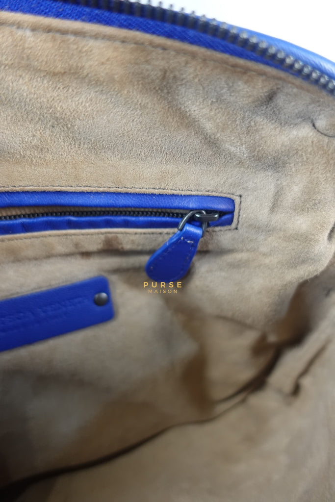 Nodini Crossbody Bag Intrecciato Nappa Small Blue | Purse Maison Luxury Bags Shop