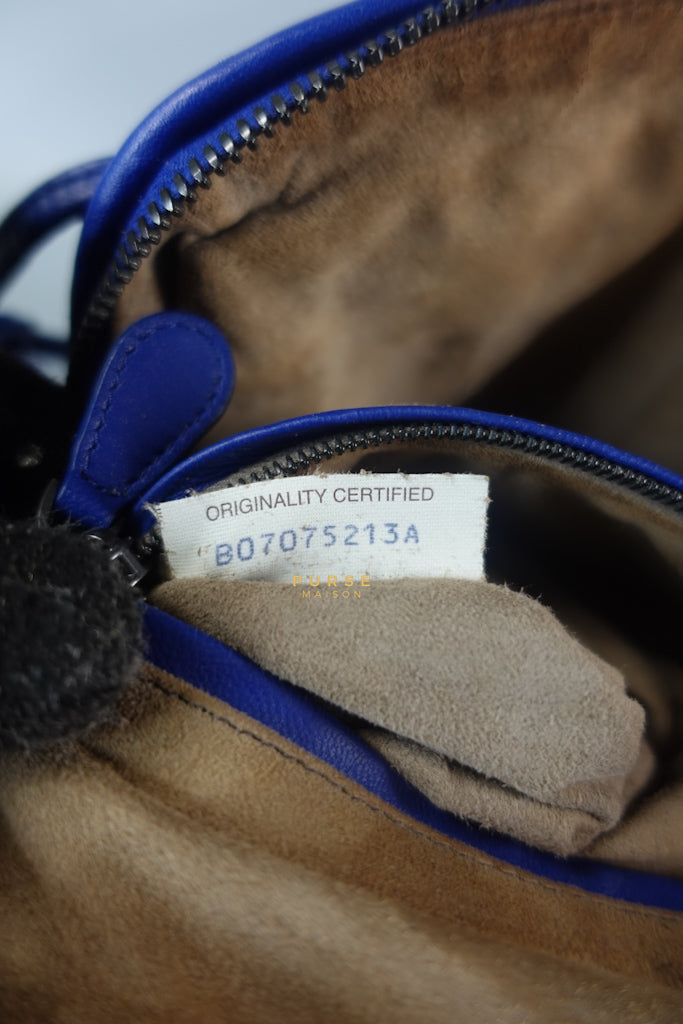 Nodini Crossbody Bag Intrecciato Nappa Small Blue | Purse Maison Luxury Bags Shop