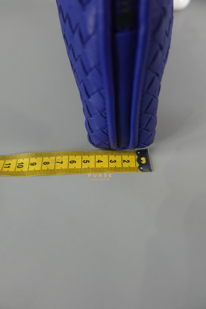 Nodini Crossbody Bag Intrecciato Nappa Small Blue | Purse Maison Luxury Bags Shop