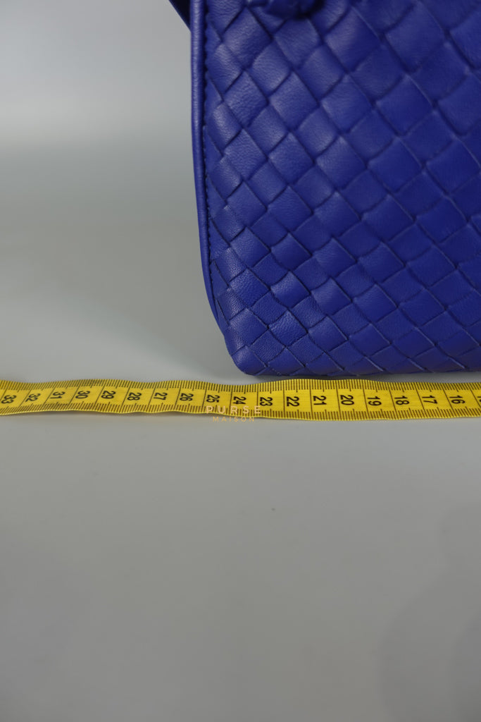 Nodini Crossbody Bag Intrecciato Nappa Small Blue | Purse Maison Luxury Bags Shop