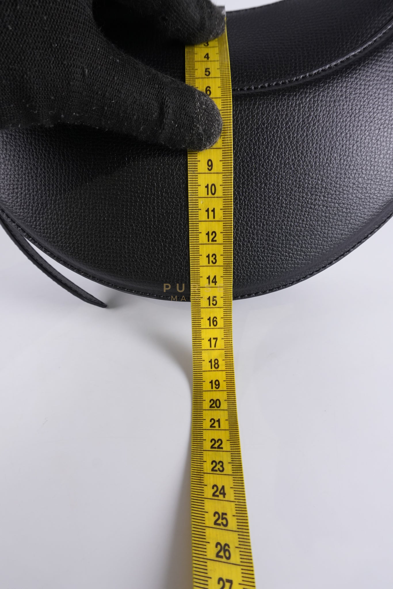 Numero Dix Black (Noir) in Graine Leather | Purse Maison Luxury Bags Shop