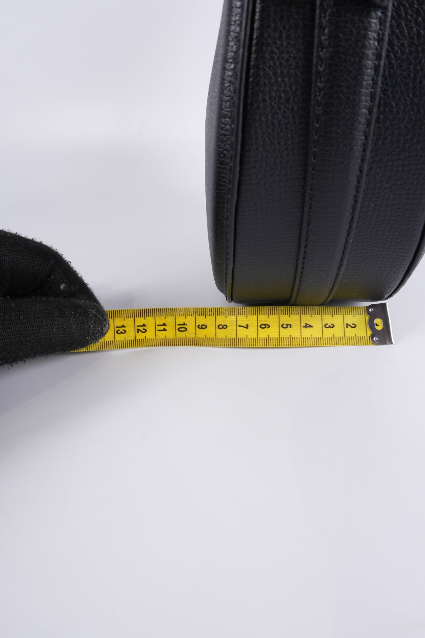 Numero Dix Black (Noir) in Graine Leather | Purse Maison Luxury Bags Shop