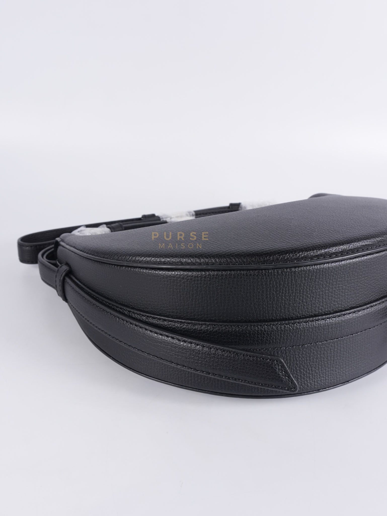 Numero Dix Black (Noir) in Graine Leather | Purse Maison Luxury Bags Shop