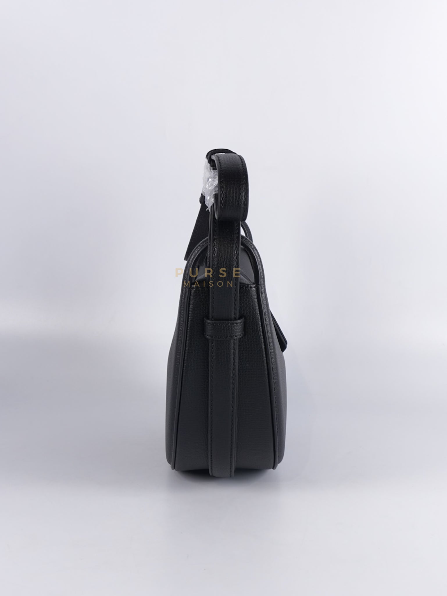 Numero Dix Black (Noir) in Graine Leather | Purse Maison Luxury Bags Shop