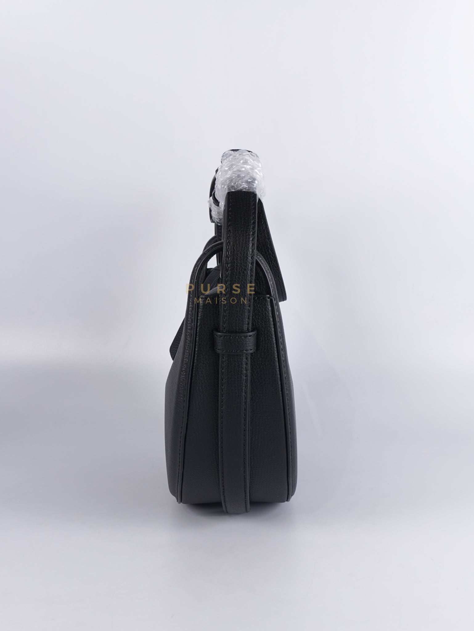 Numero Dix Black (Noir) in Graine Leather | Purse Maison Luxury Bags Shop