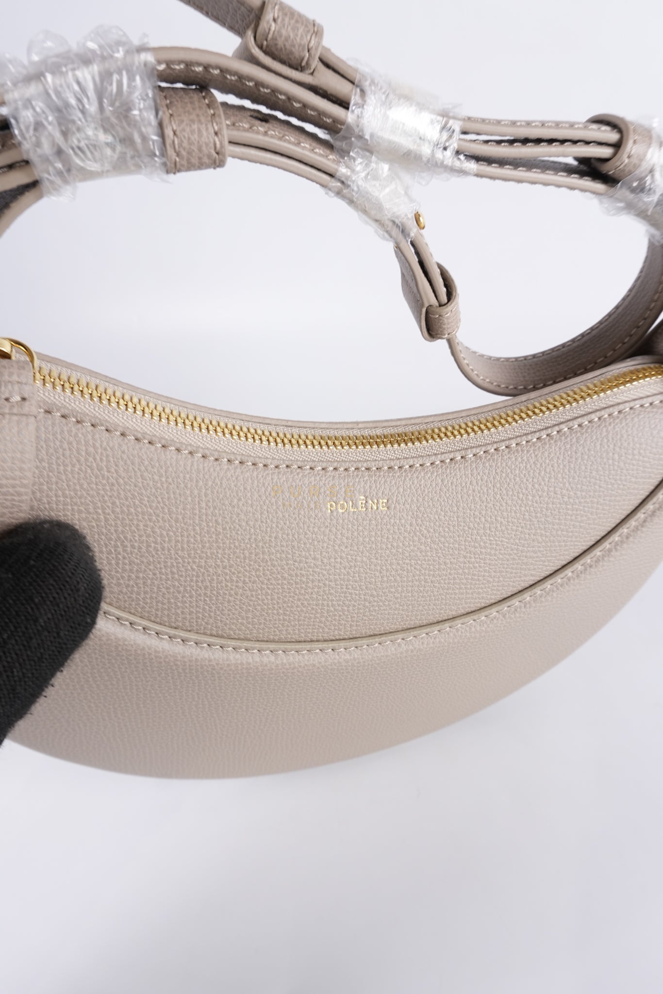 Numero Dix In Taupe Graine Leather | Purse Maison Luxury Bags Shop