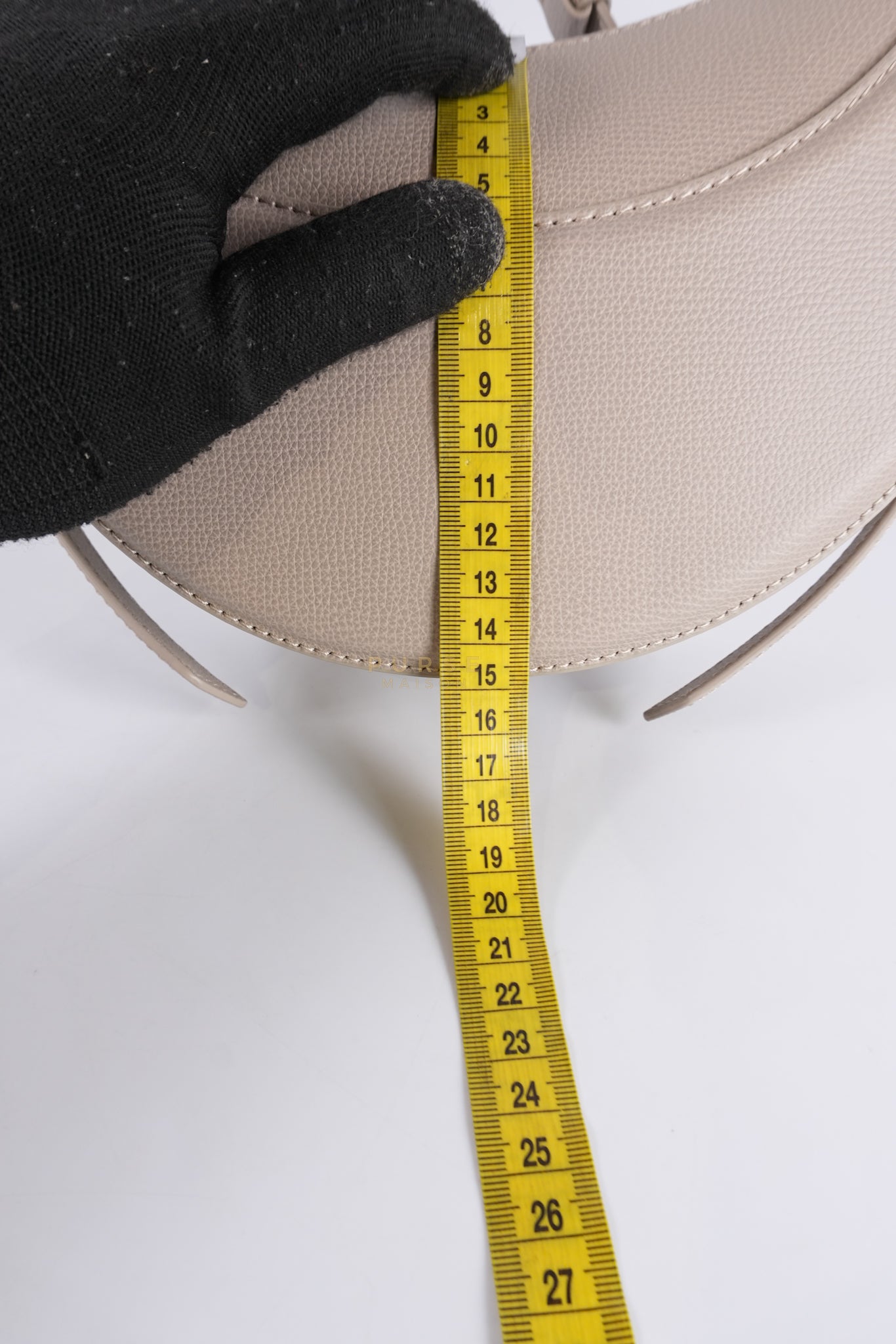 Numero Dix In Taupe Graine Leather | Purse Maison Luxury Bags Shop