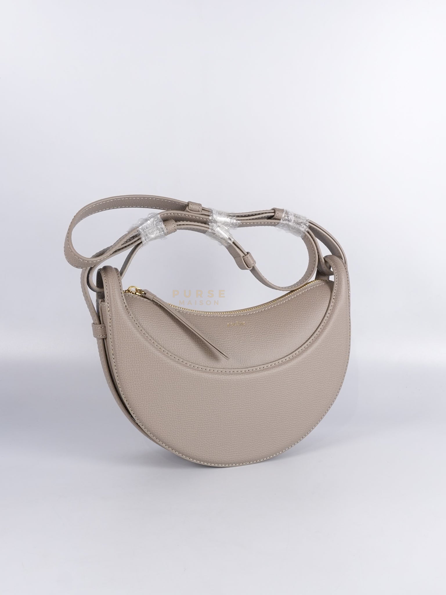 Numero Dix In Taupe Graine Leather | Purse Maison Luxury Bags Shop