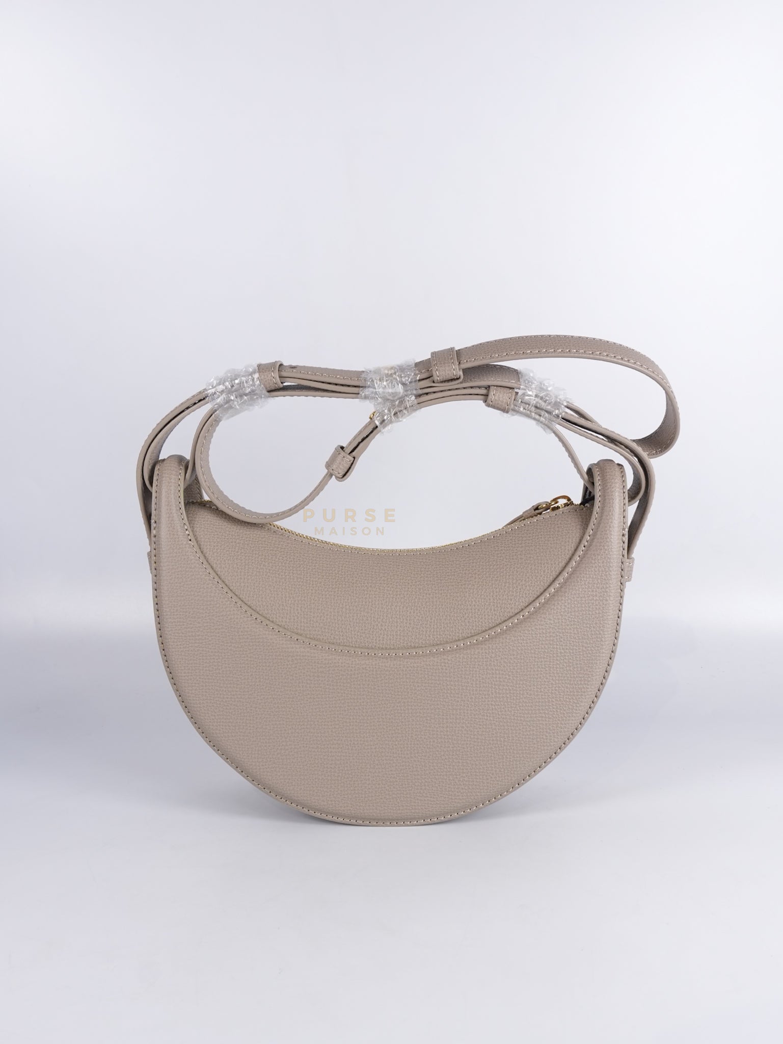 Numero Dix In Taupe Graine Leather | Purse Maison Luxury Bags Shop