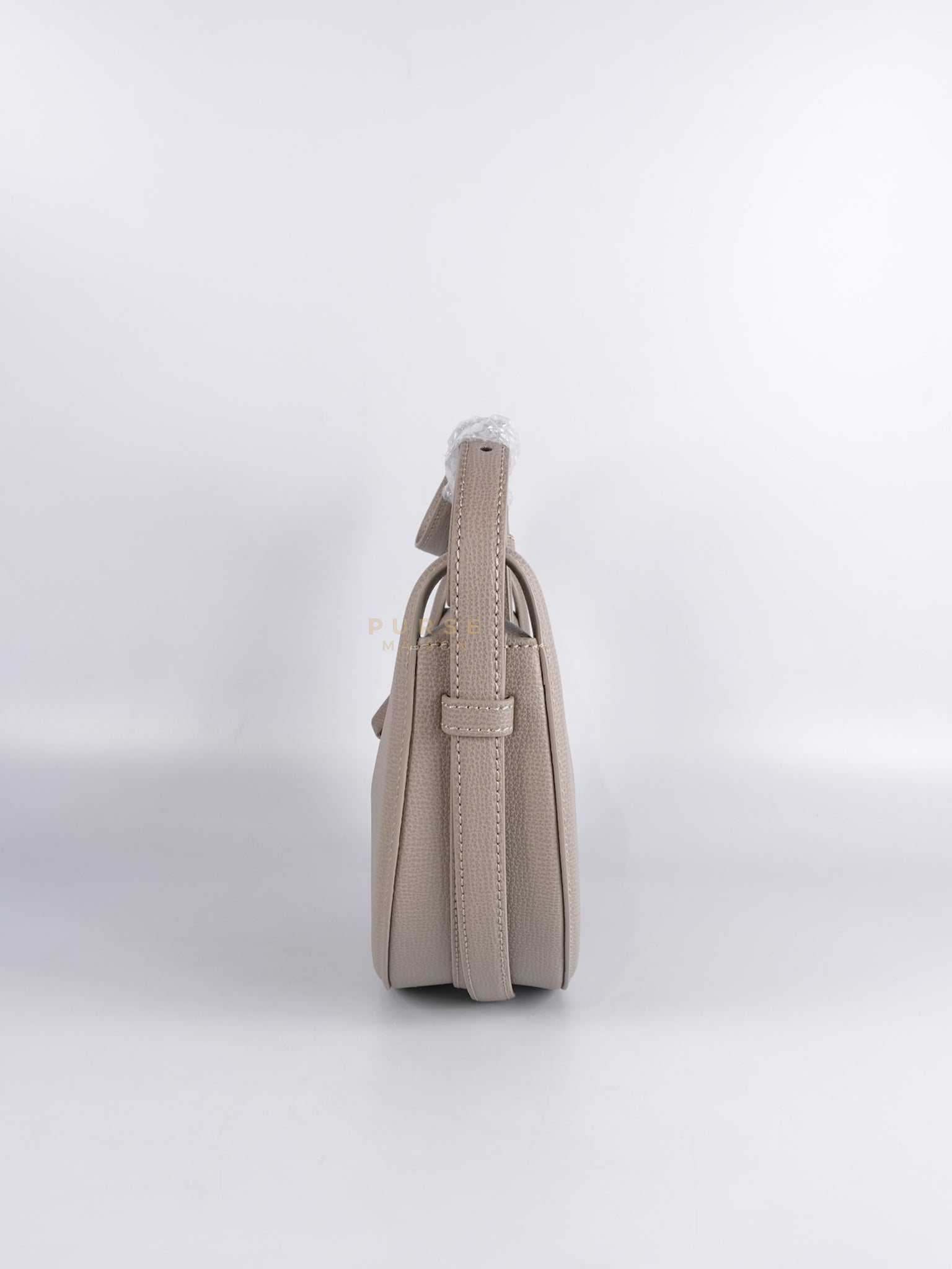 Numero Dix In Taupe Graine Leather | Purse Maison Luxury Bags Shop