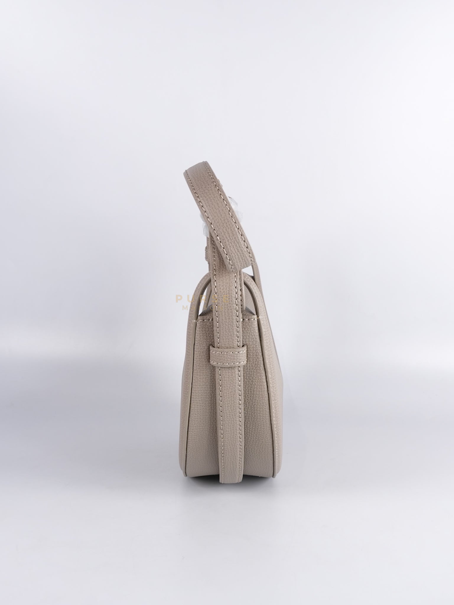 Numero Dix In Taupe Graine Leather | Purse Maison Luxury Bags Shop