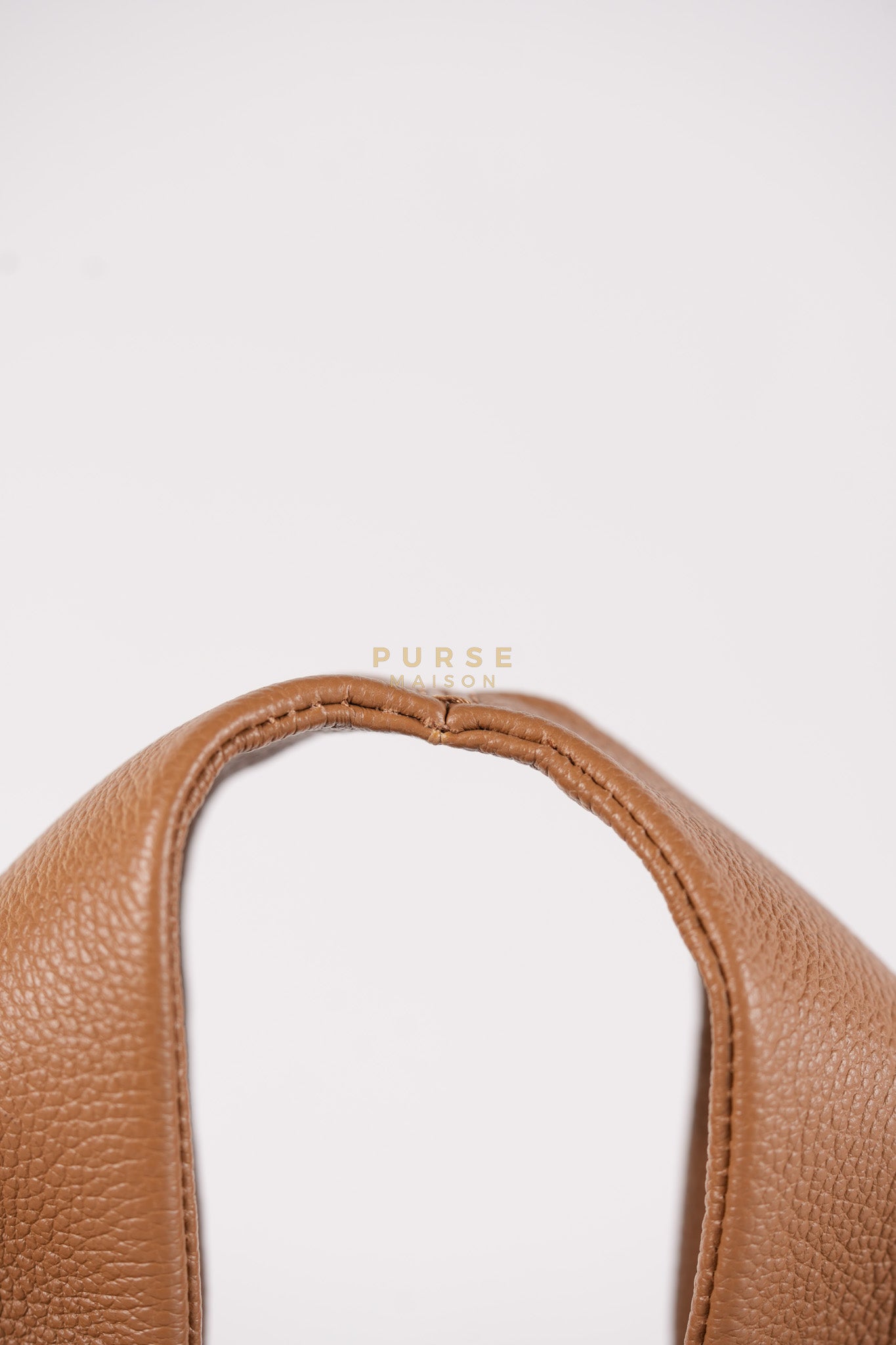 Numero Mini Bag in Caramel Calfskin Leather & Gold Hardware | Purse Maison Luxury Bags Shop