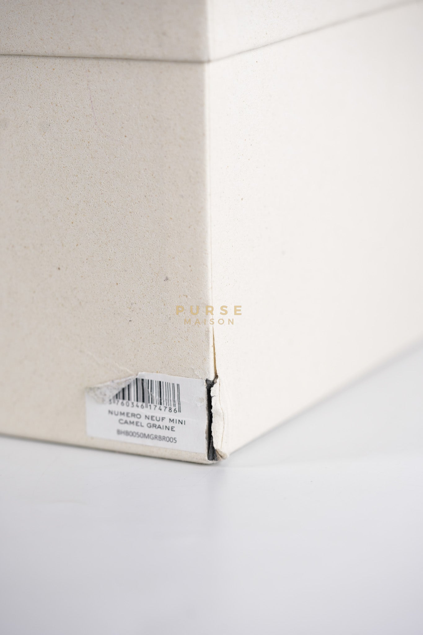 Numero Mini Bag in Caramel Calfskin Leather & Gold Hardware | Purse Maison Luxury Bags Shop