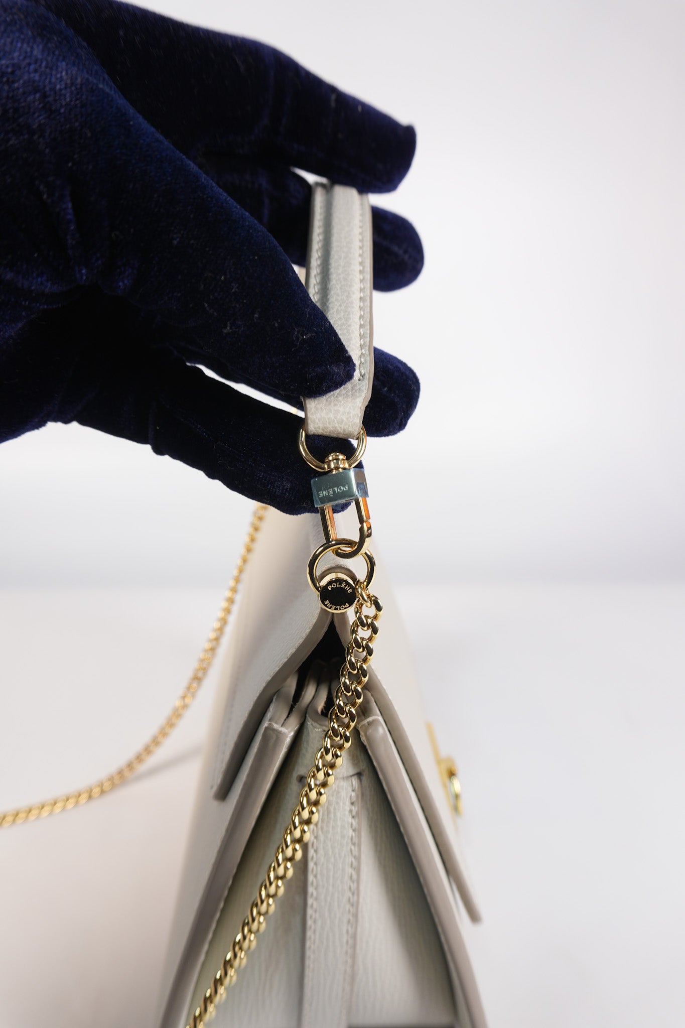 Numero Sept Mini in Craie Grane Leather | Purse Maison Luxury Bags Shop