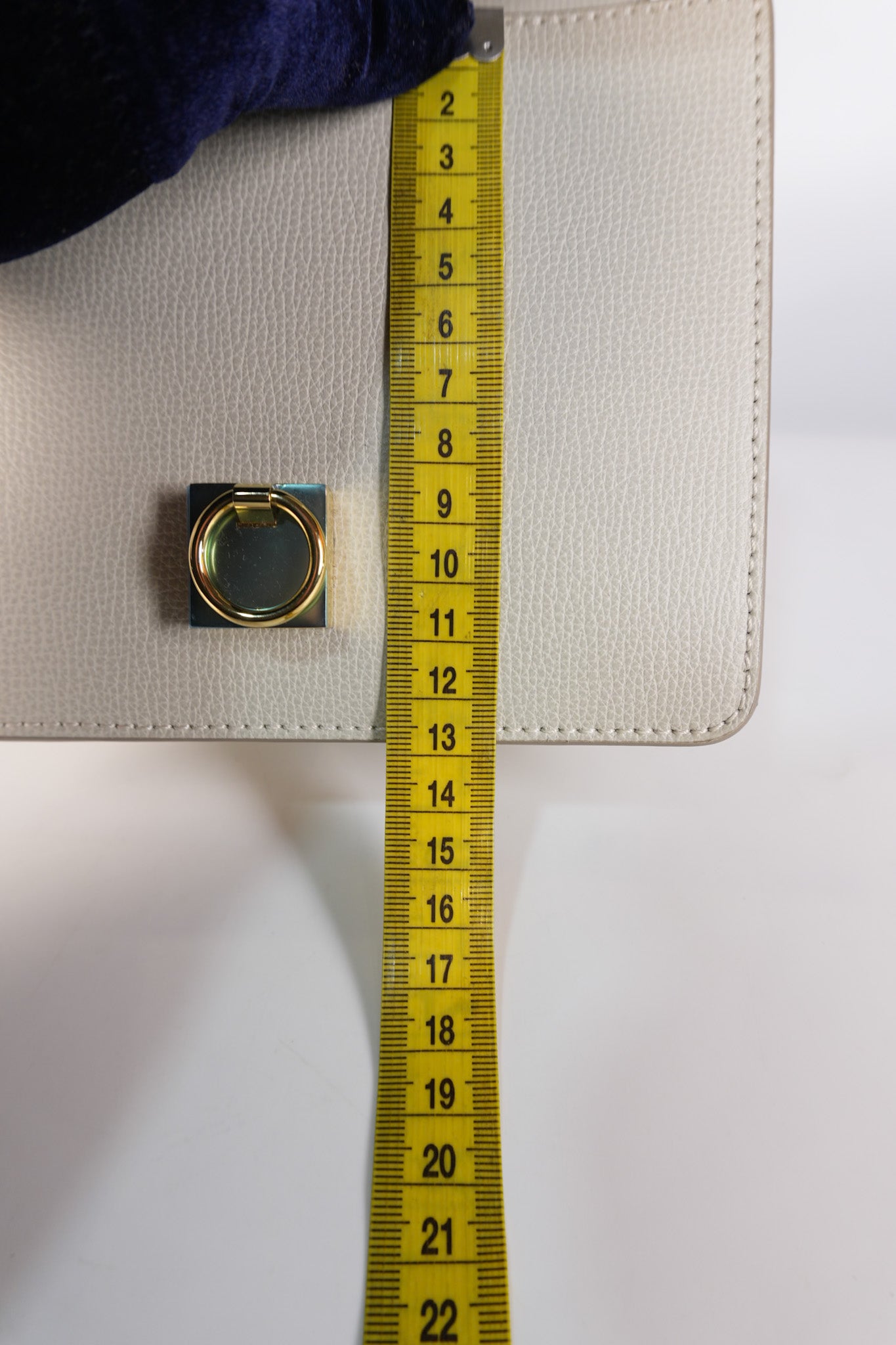 Numero Sept Mini in Craie Grane Leather | Purse Maison Luxury Bags Shop