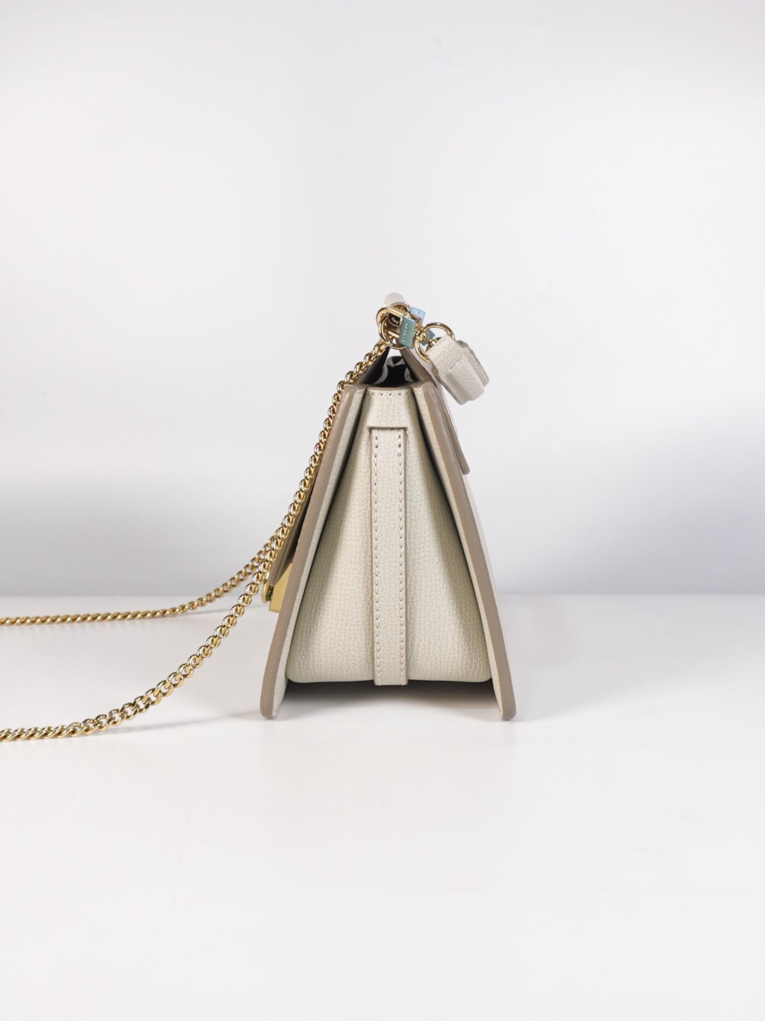 Numero Sept Mini in Craie Grane Leather | Purse Maison Luxury Bags Shop